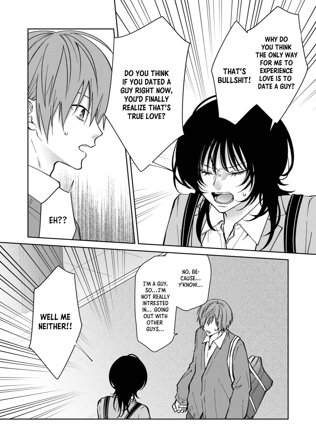 Sensitive Boy Chapter 75 page 8 - Chapter 75: Mahiro and Kobayashi