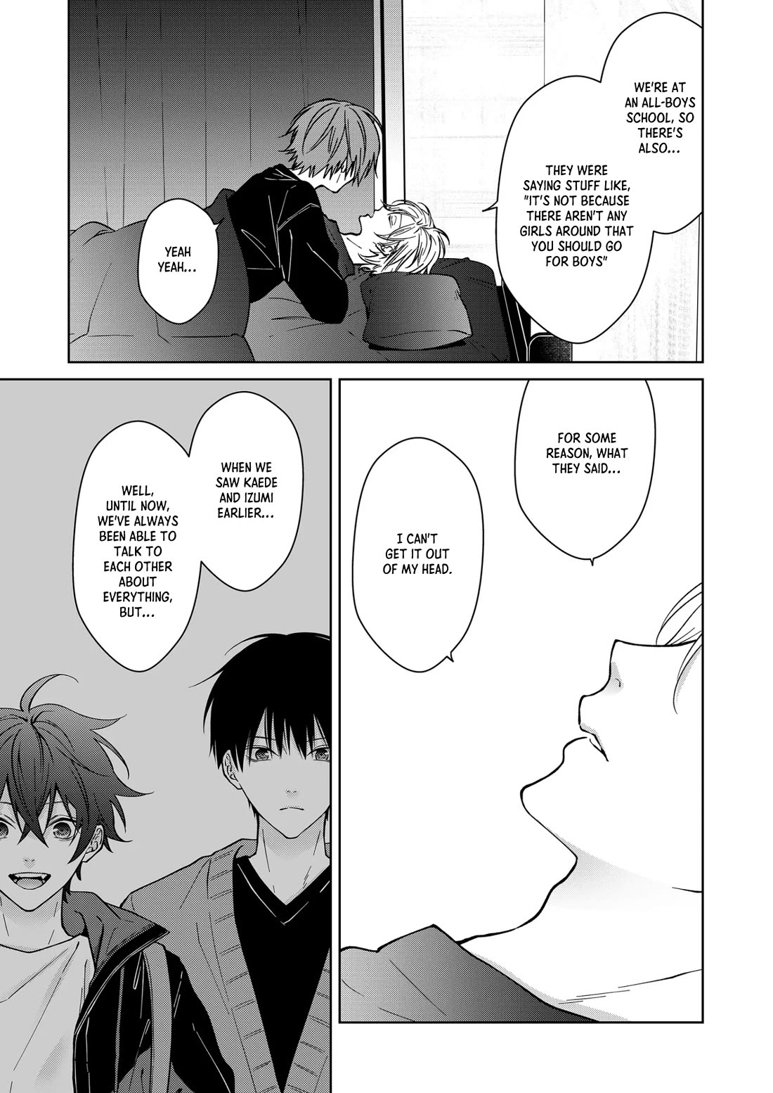 Sensitive Boy Chapter 76 page 11 - Chapter 76: Running into Friends