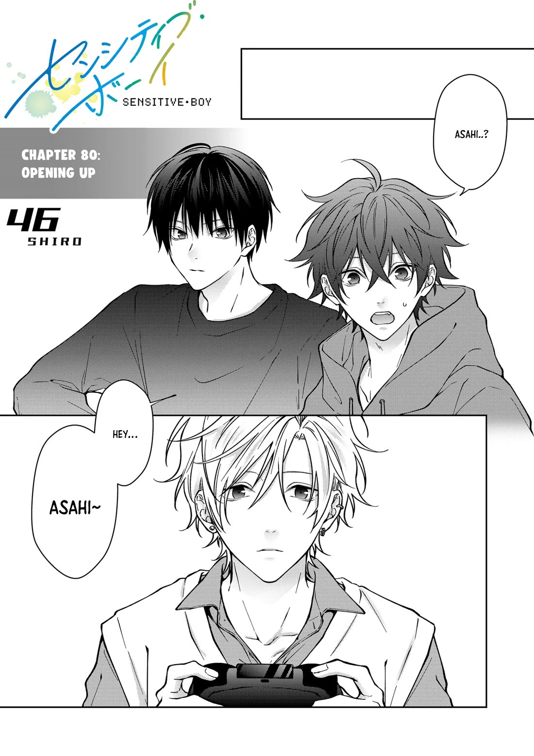 Sensitive Boy Chapter 80 page 1 - Chapter 80: Opening Up
