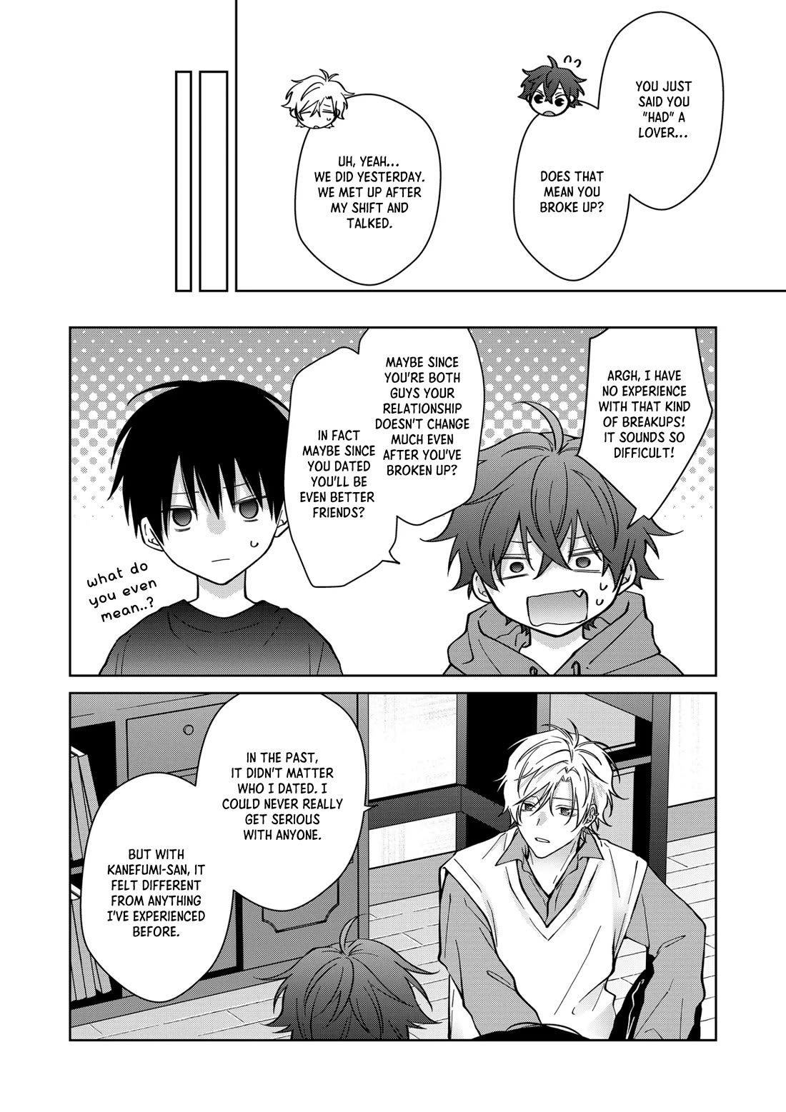 Sensitive Boy Chapter 80 page 8 - Chapter 80: Opening Up