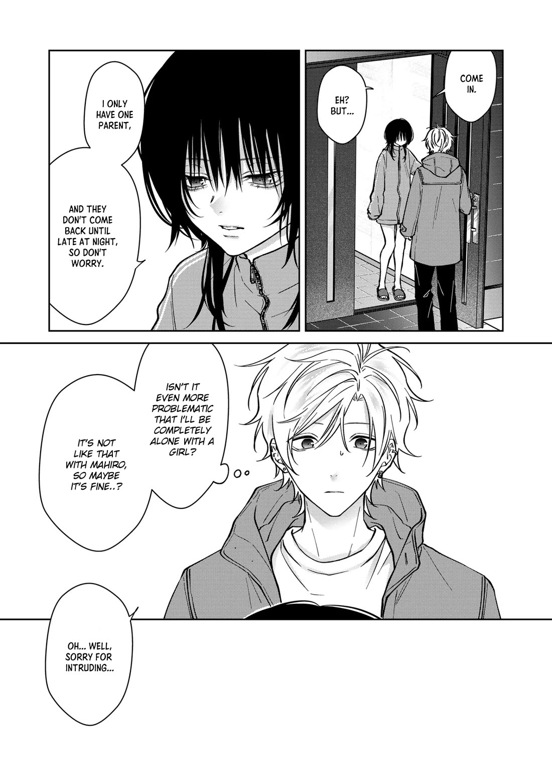 Sensitive Boy Chapter 82 page 6 - Chapter 82: In Mahiro's Room