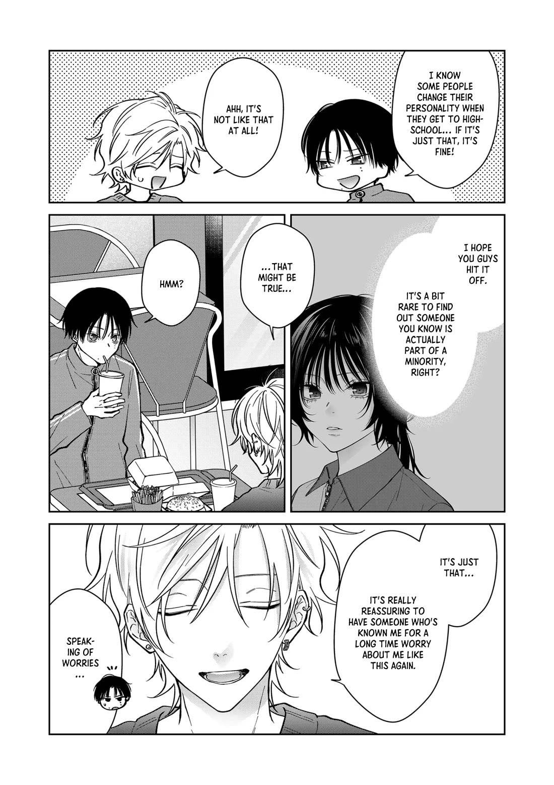 Sensitive Boy Chapter 87 page 8 - Chapter 87: A Little Brother to Me