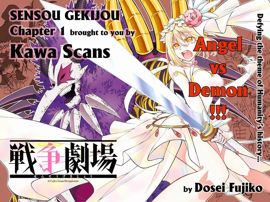 Sensou Gekijou Chapter 1 page 2 - Chapter 1: Angel vs Demon