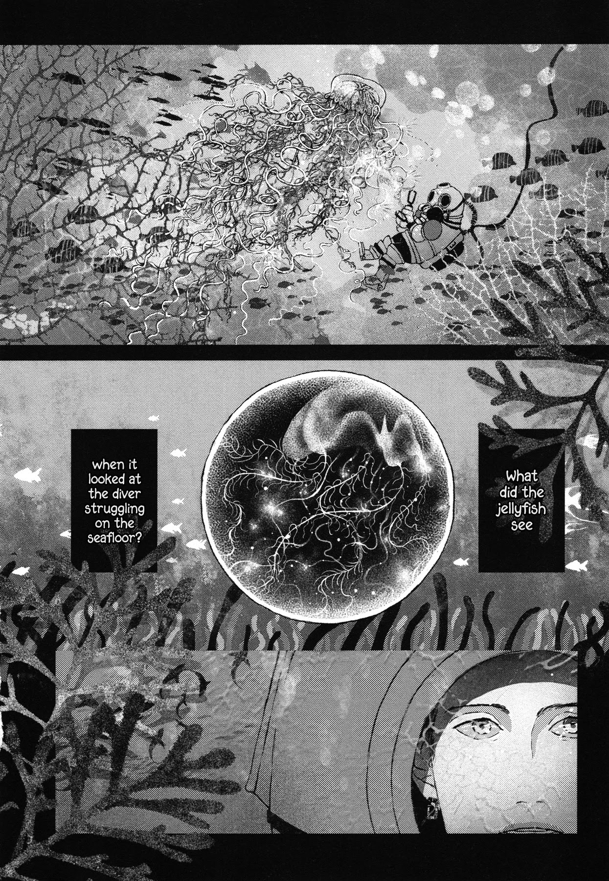 Sensuishi to Kurage Chapter 1 page 10 - Chapter 1: The Diver and the Jellyfish