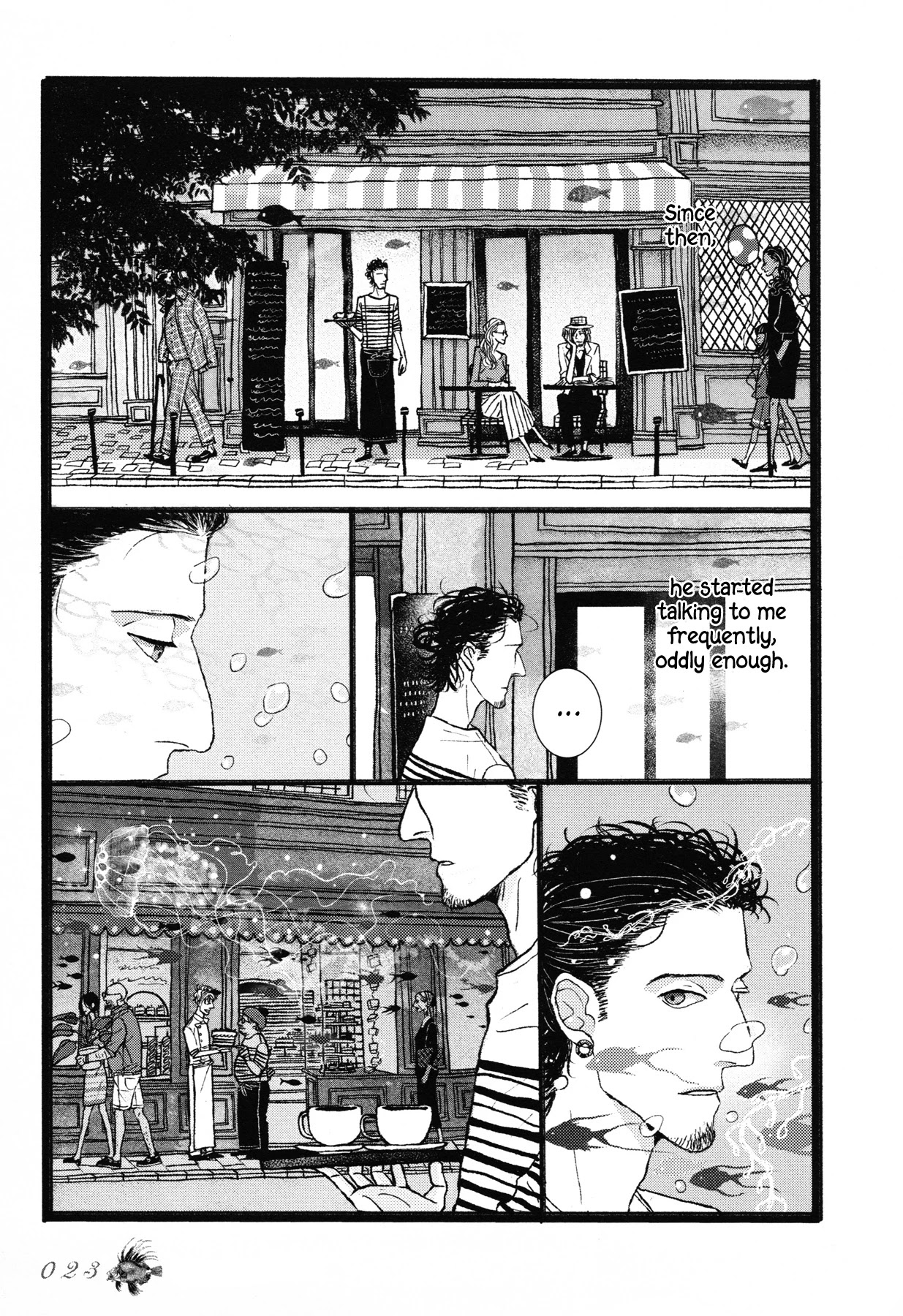 Sensuishi to Kurage Chapter 1 page 23 - Chapter 1: The Diver and the Jellyfish