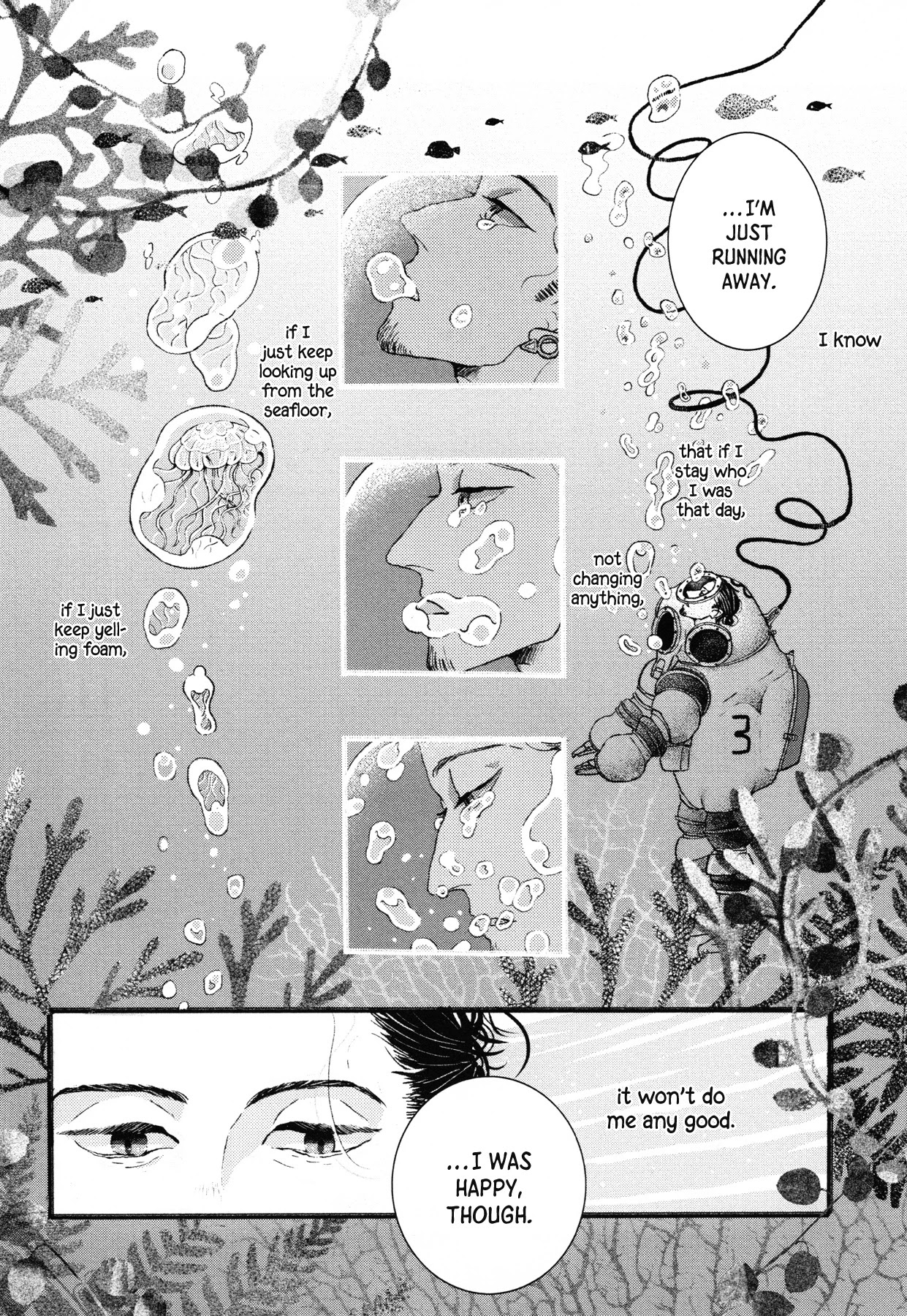 Sensuishi to Kurage Chapter 1 page 35 - Chapter 1: The Diver and the Jellyfish