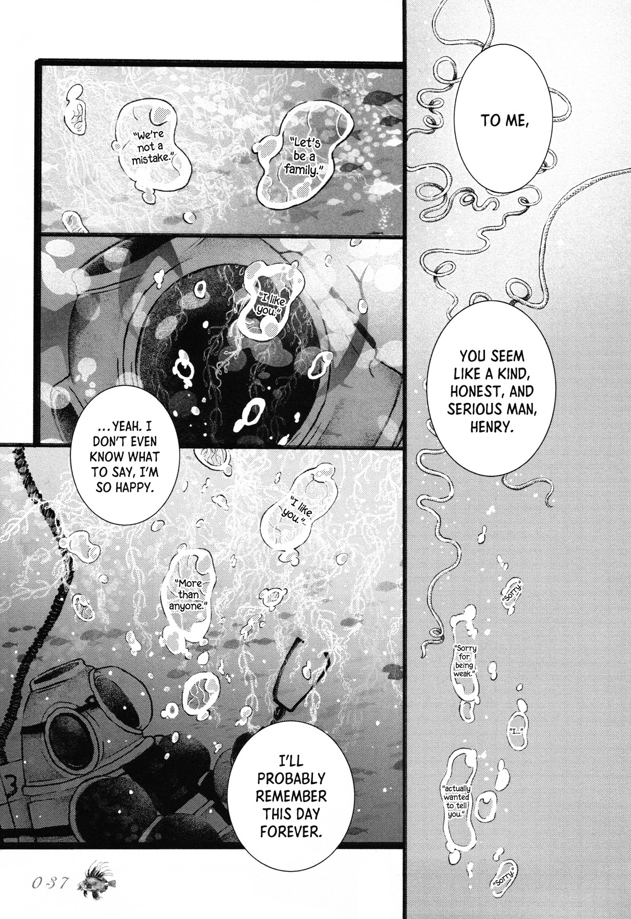 Sensuishi to Kurage Chapter 1 page 37 - Chapter 1: The Diver and the Jellyfish