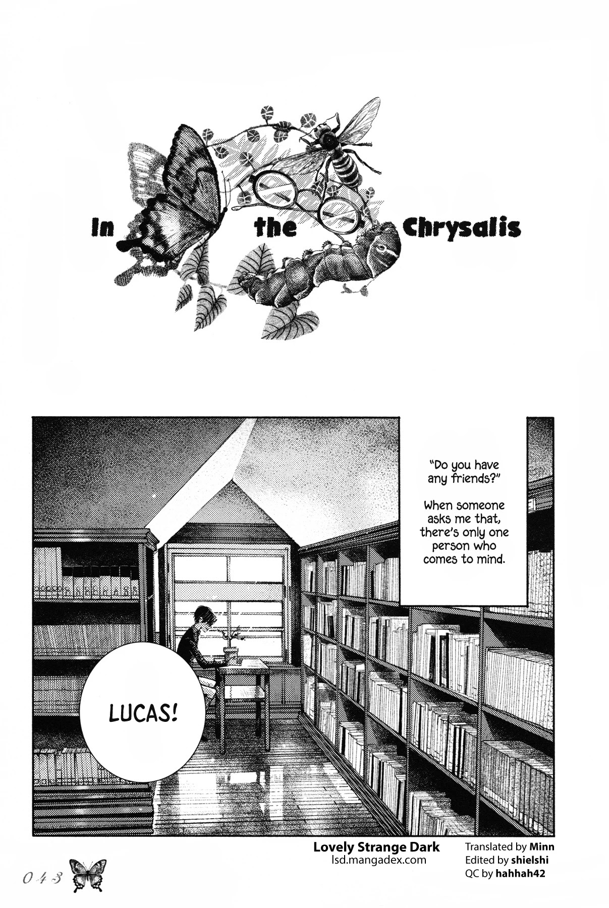 Sensuishi to Kurage Chapter 2 page 1 - Chapter 2: In the Chrysalis
