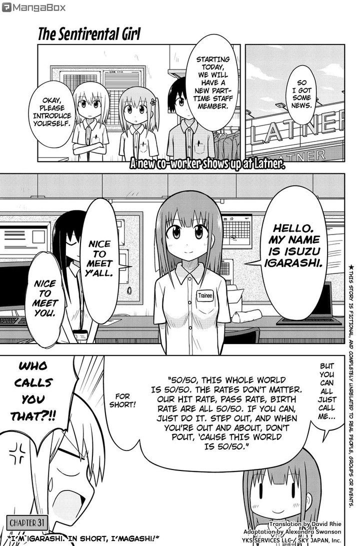 Sentirental Shoujo Chapter 31 page 1 - Chapter 31