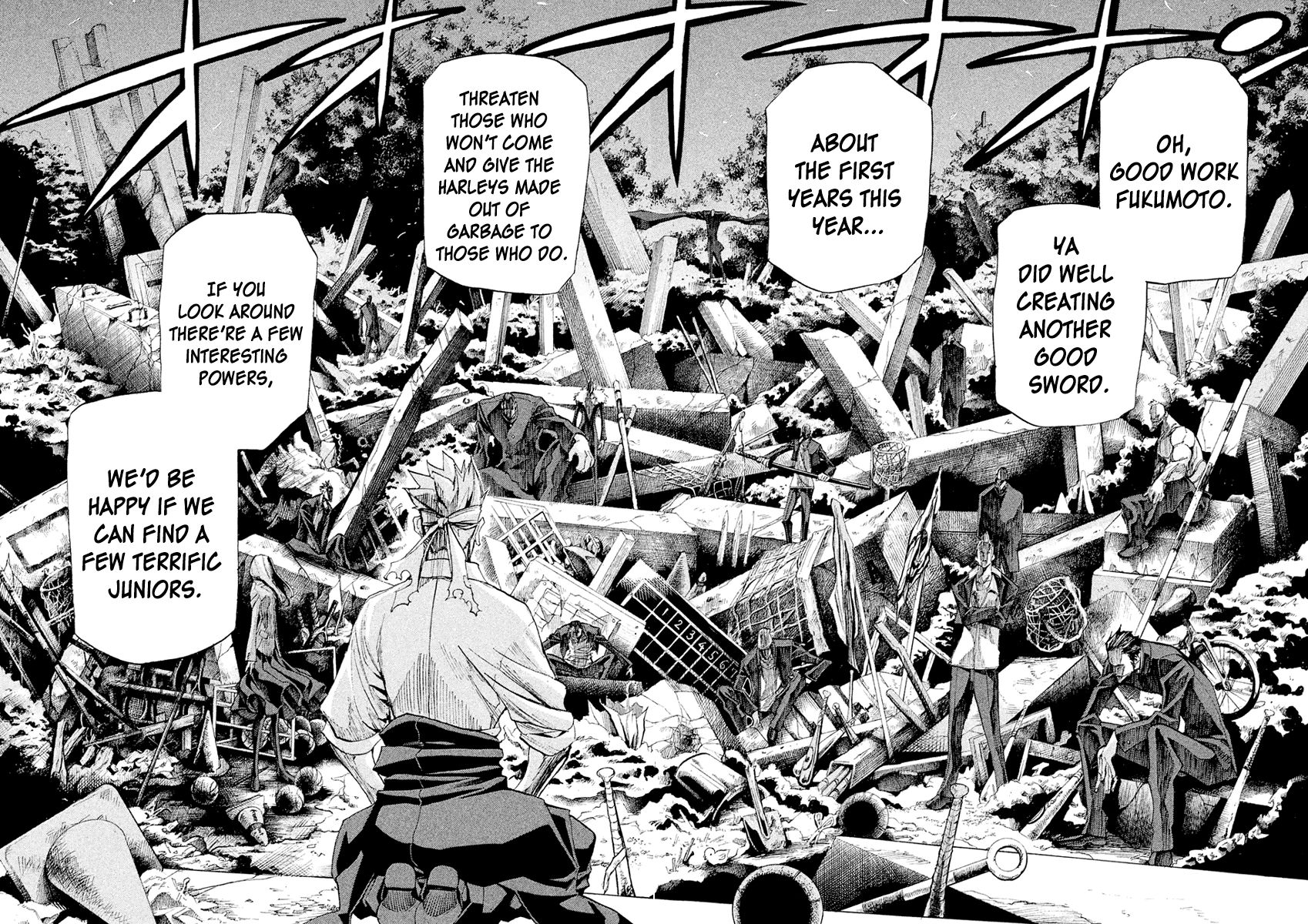 Sentou Hakai Gakuen Dangerosu Chapter 18 page 3 - Chapter 18 : Fukumoto Sword