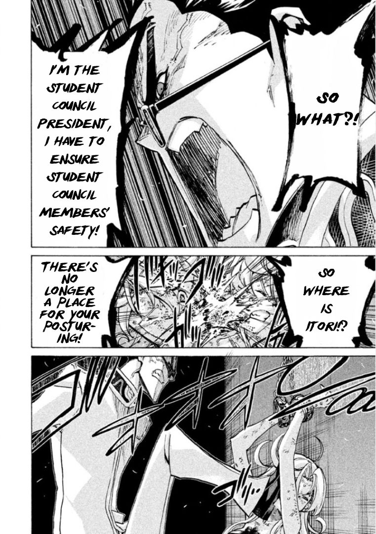 Sentou Hakai Gakuen Dangerosu Chapter 23 page 8 - Chapter 23 : Interrogation