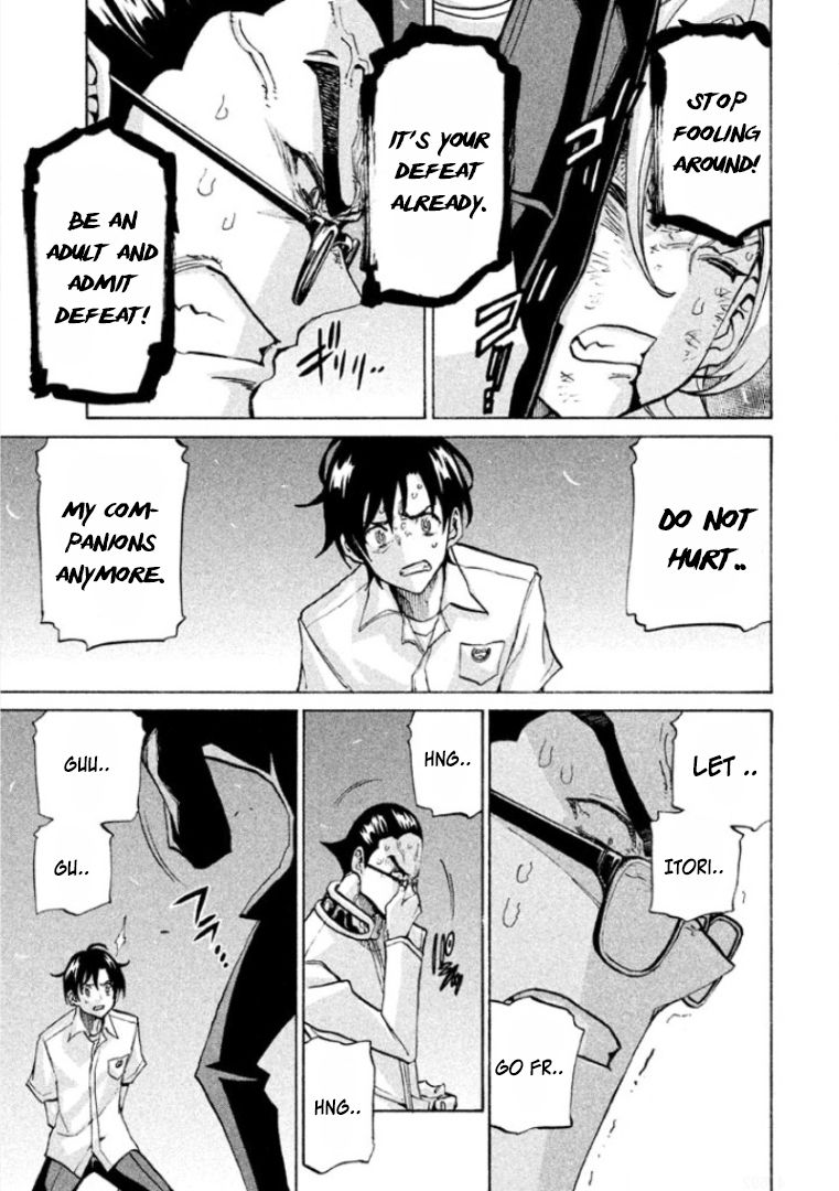 Sentou Hakai Gakuen Dangerosu Chapter 23 page 9 - Chapter 23 : Interrogation