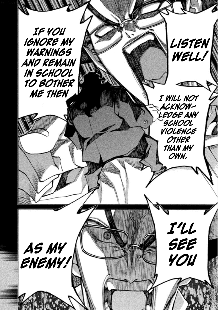 Sentou Hakai Gakuen Dangerosu Chapter 29 page 21 - Chapter 29: Jakennou Hiroshima I