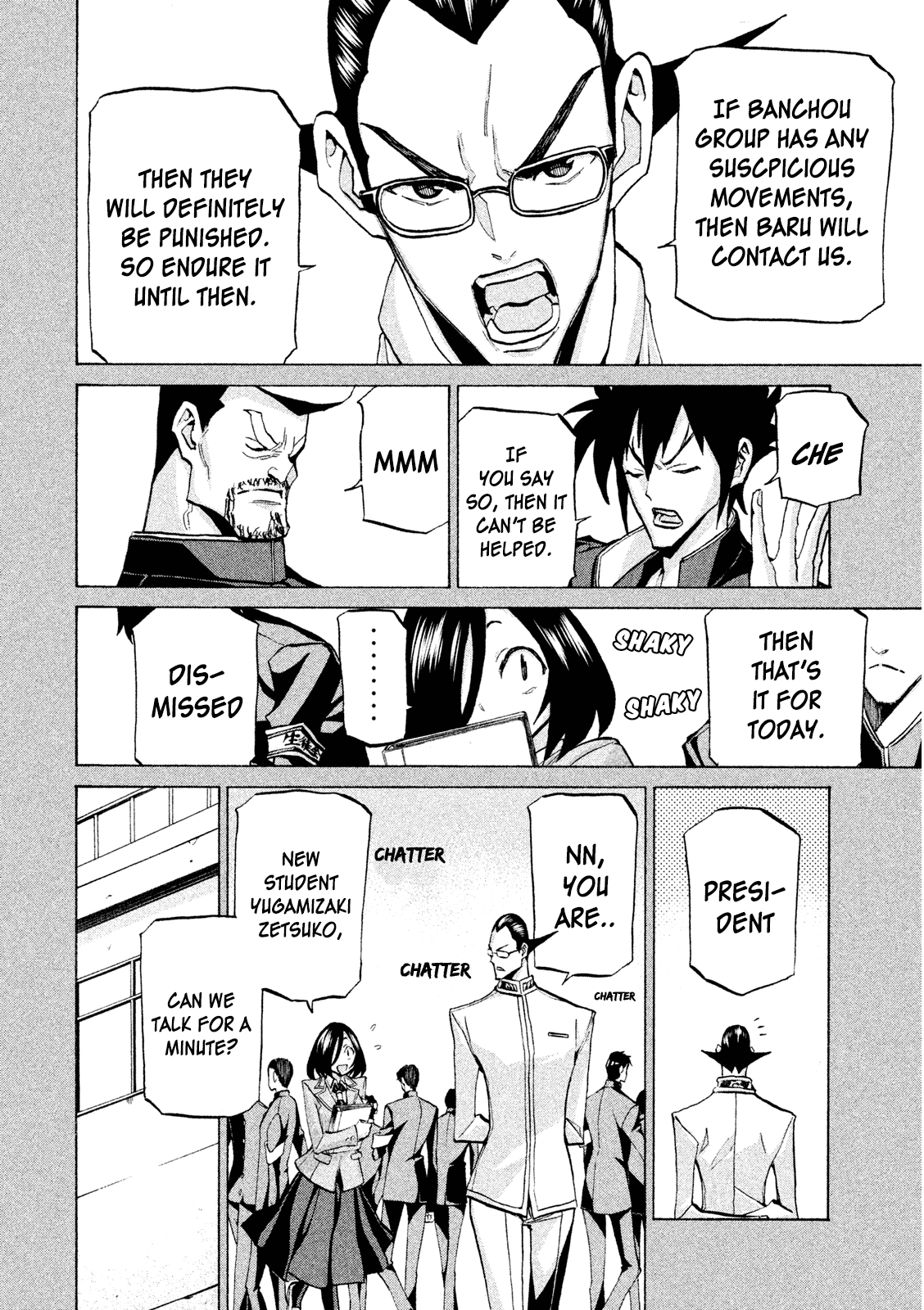 Sentou Hakai Gakuen Dangerosu Chapter 32 page 14 - Chapter 32: Takuya The Ultra-Righteous