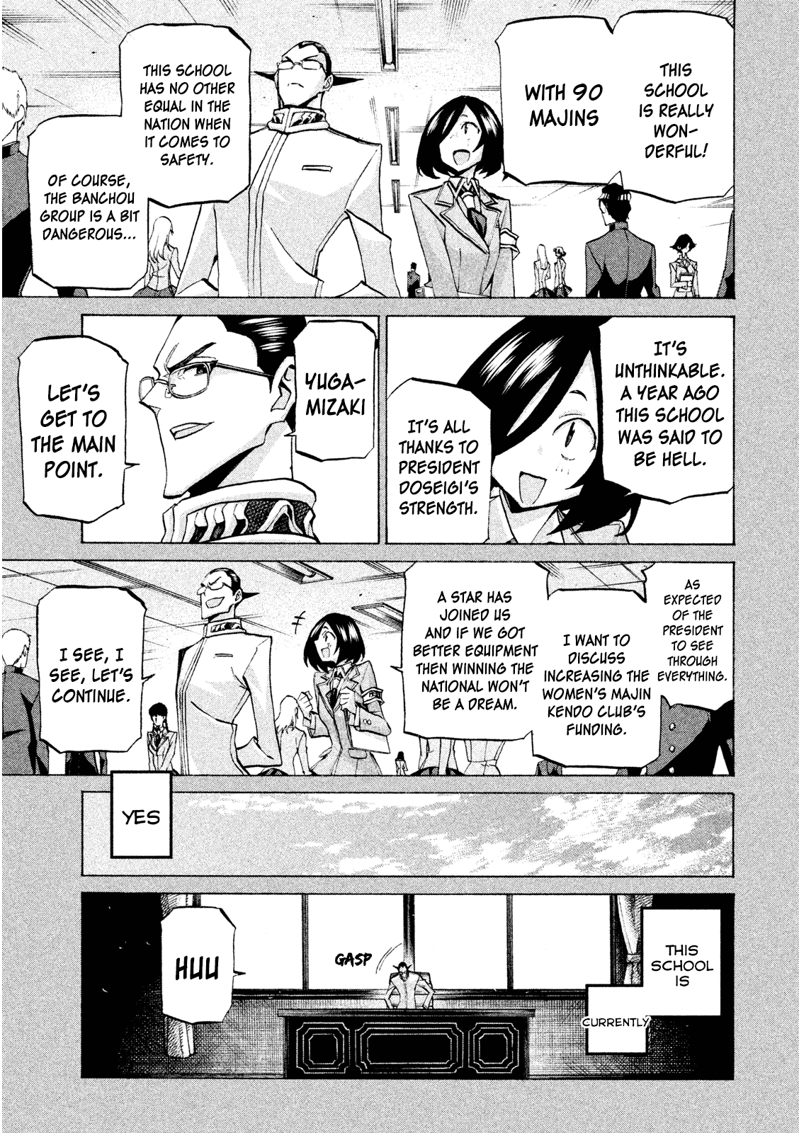 Sentou Hakai Gakuen Dangerosu Chapter 32 page 15 - Chapter 32: Takuya The Ultra-Righteous