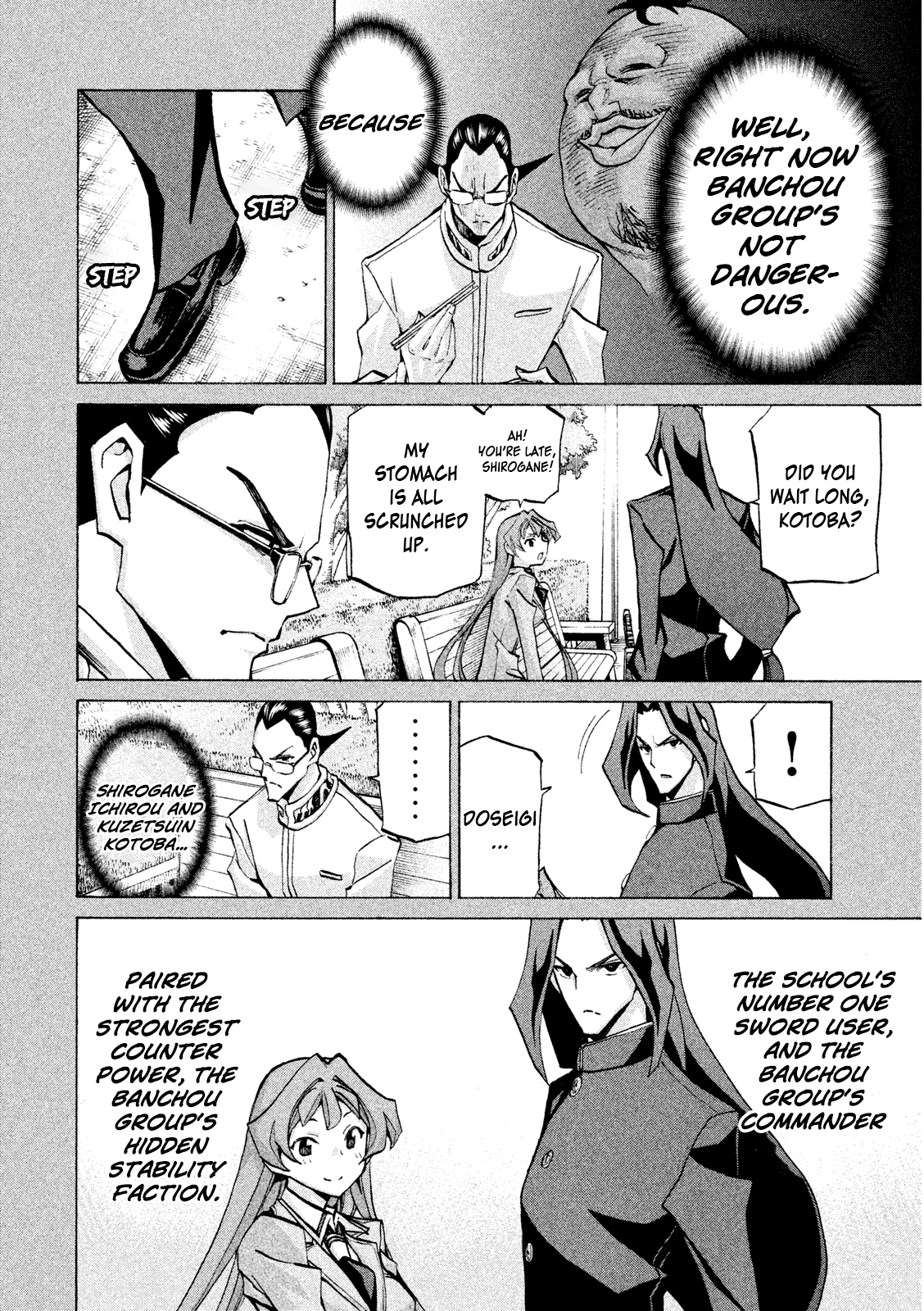Sentou Hakai Gakuen Dangerosu Chapter 32 page 22 - Chapter 32: Takuya The Ultra-Righteous