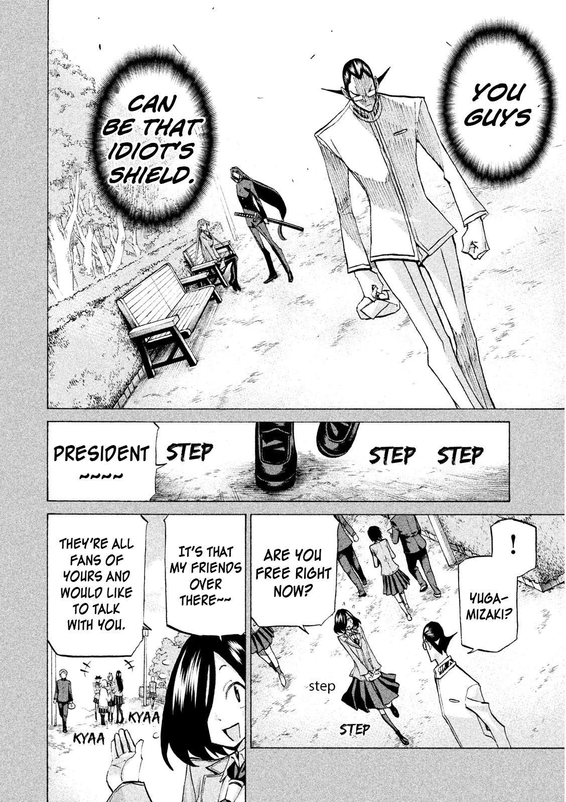 Sentou Hakai Gakuen Dangerosu Chapter 32 page 24 - Chapter 32: Takuya The Ultra-Righteous