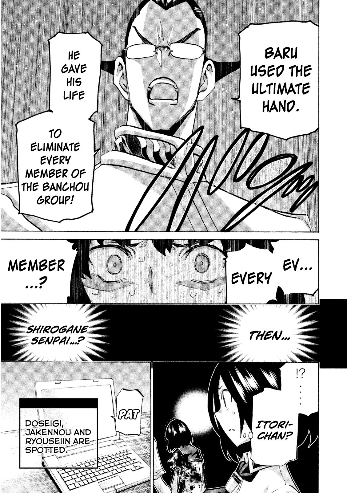 Sentou Hakai Gakuen Dangerosu Chapter 32 page 33 - Chapter 32: Takuya The Ultra-Righteous