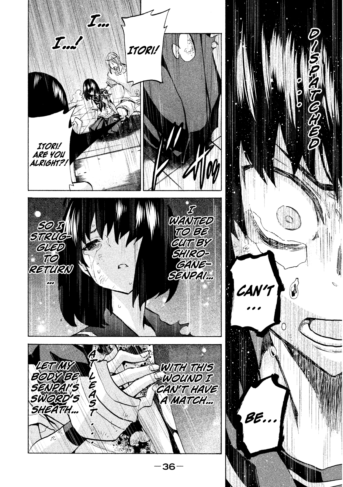 Sentou Hakai Gakuen Dangerosu Chapter 32 page 36 - Chapter 32: Takuya The Ultra-Righteous