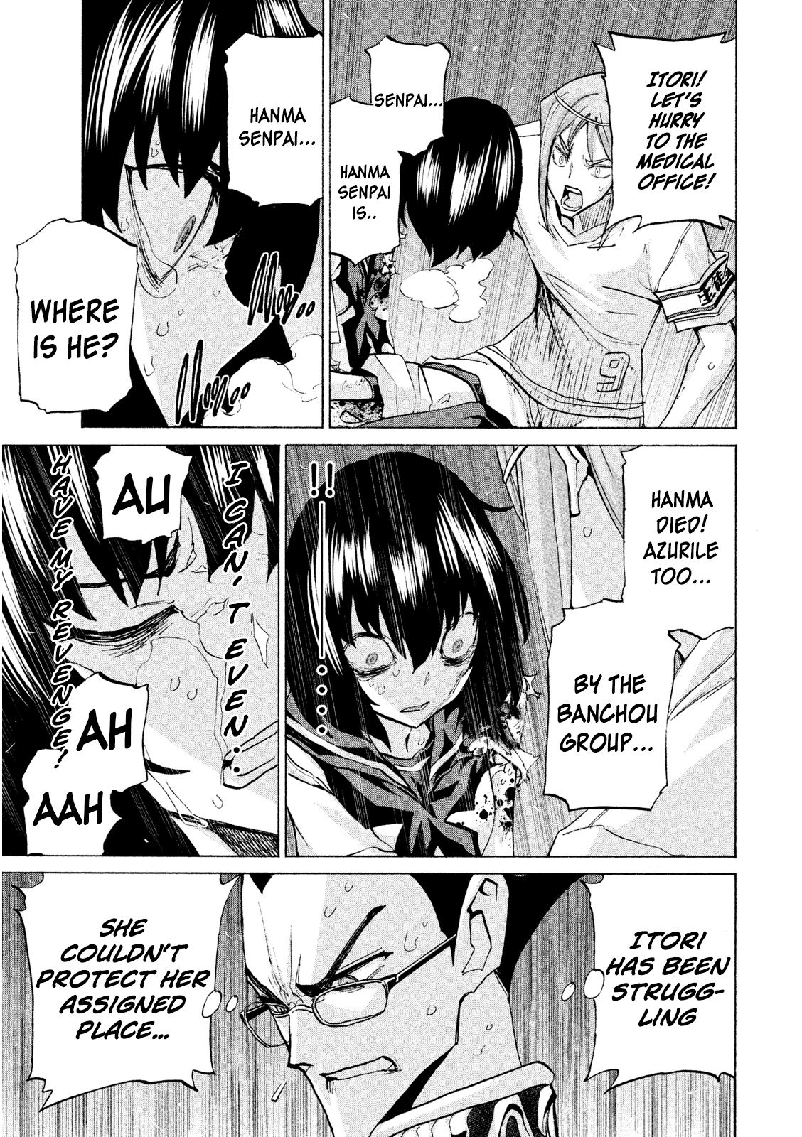 Sentou Hakai Gakuen Dangerosu Chapter 32 page 37 - Chapter 32: Takuya The Ultra-Righteous