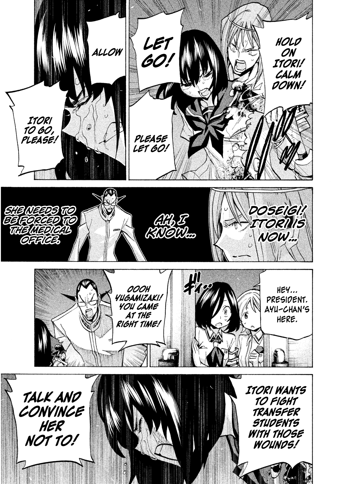 Sentou Hakai Gakuen Dangerosu Chapter 32 page 39 - Chapter 32: Takuya The Ultra-Righteous