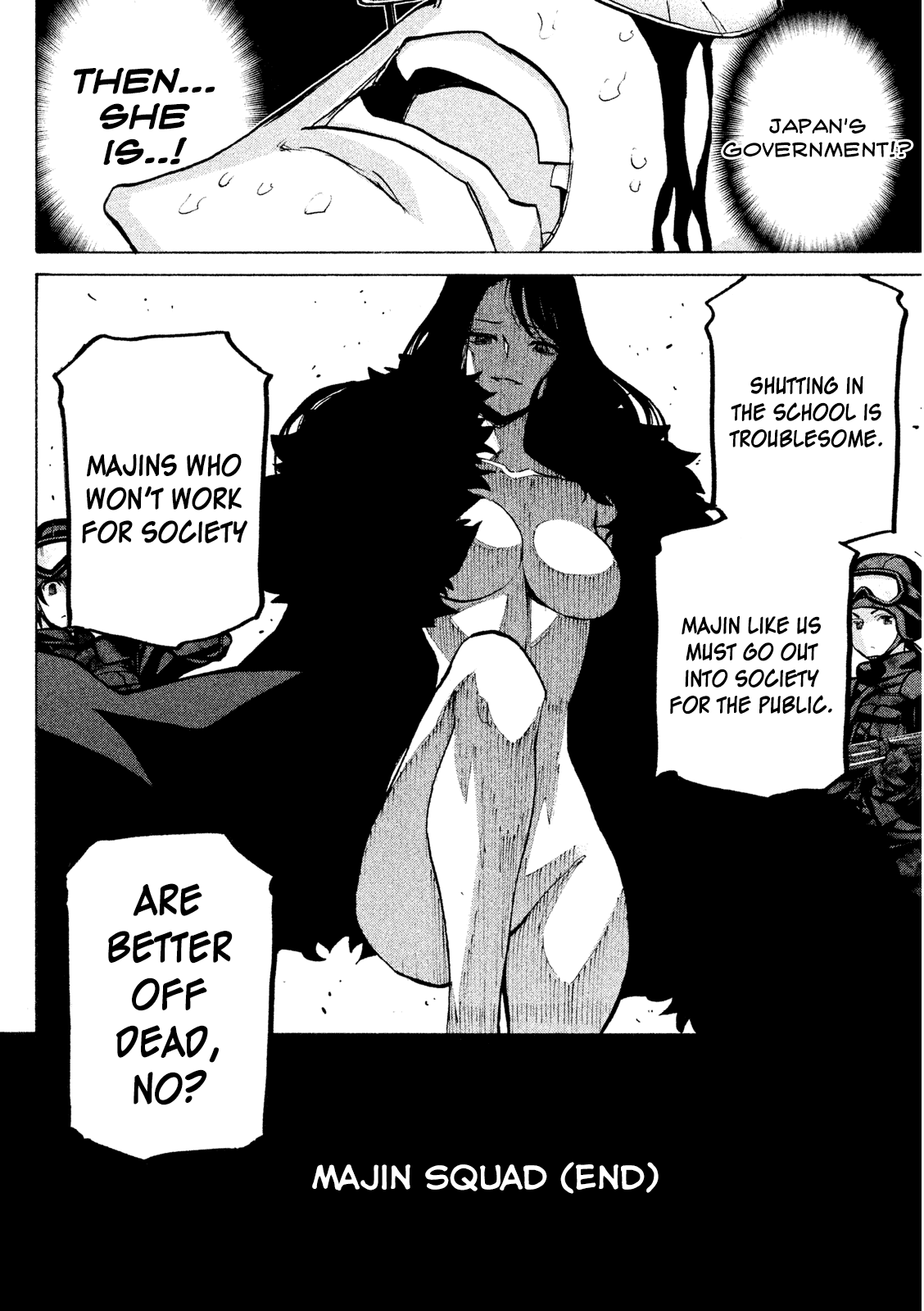 Sentou Hakai Gakuen Dangerosu Chapter 33 page 44 - Chapter 33: Majin Squad