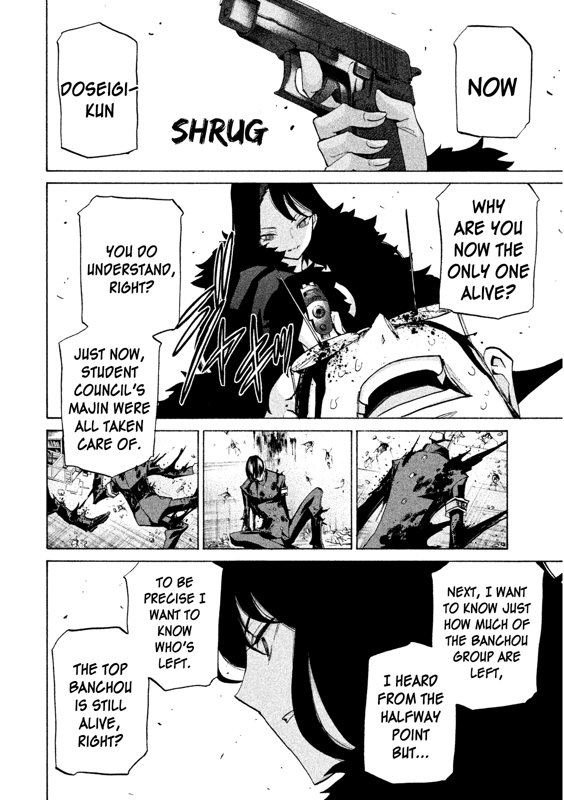 Sentou Hakai Gakuen Dangerosu Chapter 34 page 28 - Chapter 34: Kurokawa Mei