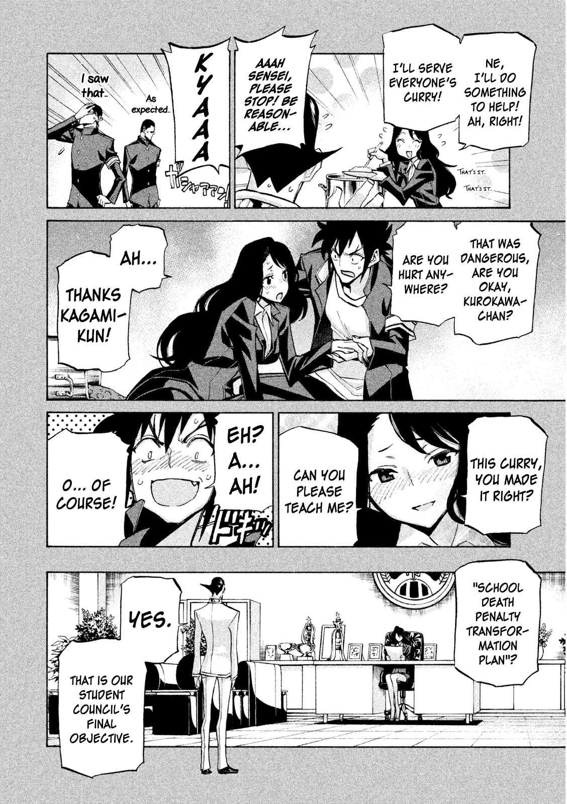 Sentou Hakai Gakuen Dangerosu Chapter 34 page 6 - Chapter 34: Kurokawa Mei