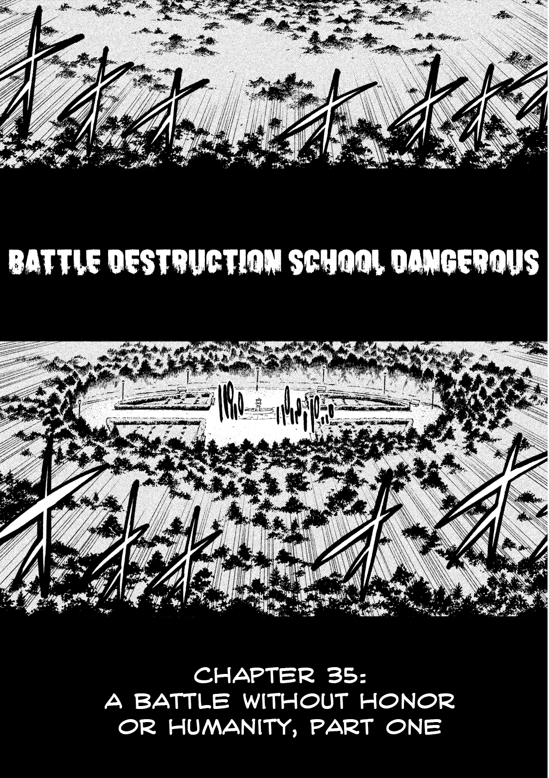 Sentou Hakai Gakuen Dangerosu Chapter 35 page 18 - Chapter 35: A Battle Without Honor or Humanity, Part One