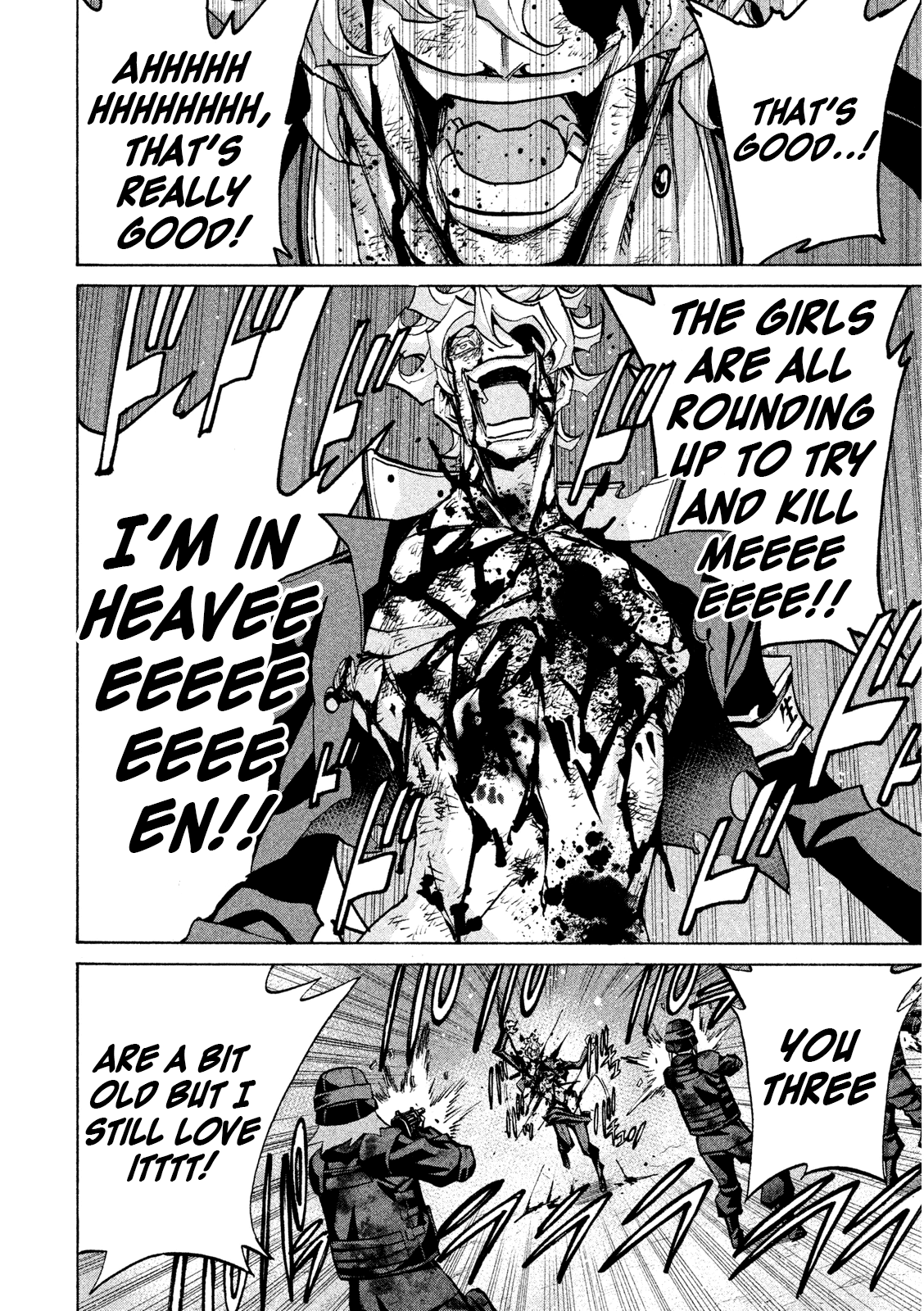 Sentou Hakai Gakuen Dangerosu Chapter 35 page 20 - Chapter 35: A Battle Without Honor or Humanity, Part One