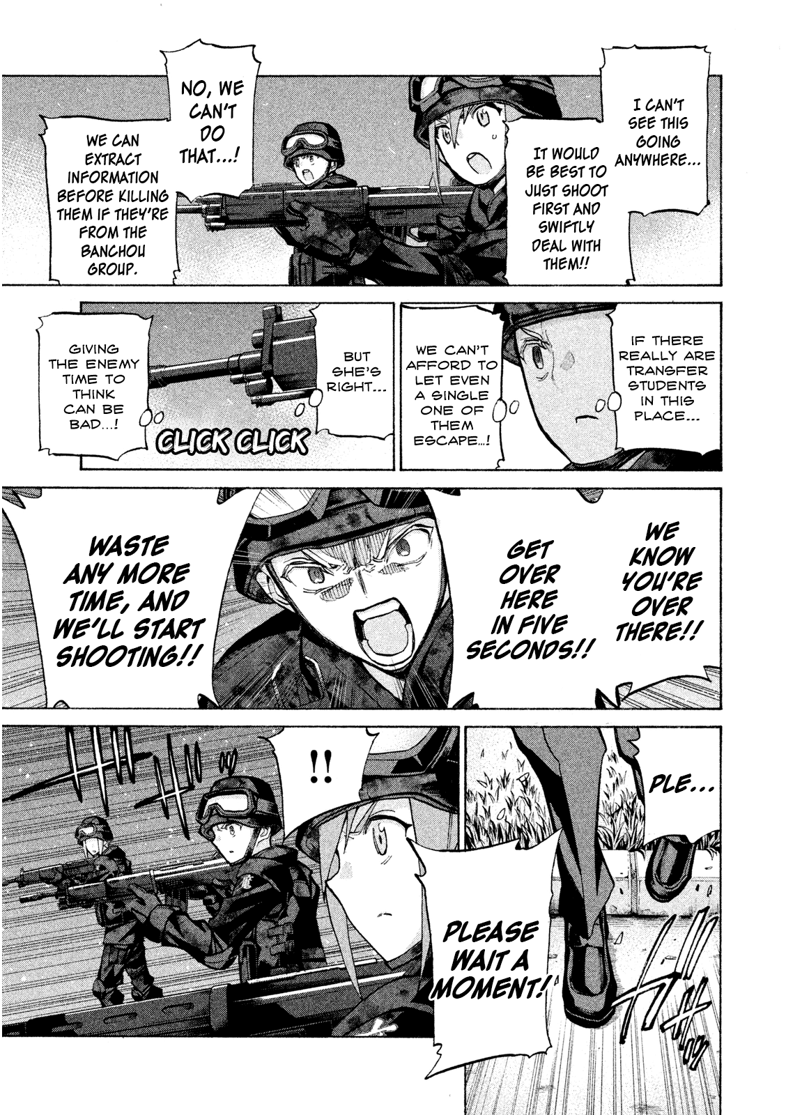 Sentou Hakai Gakuen Dangerosu Chapter 35 page 29 - Chapter 35: A Battle Without Honor or Humanity, Part One