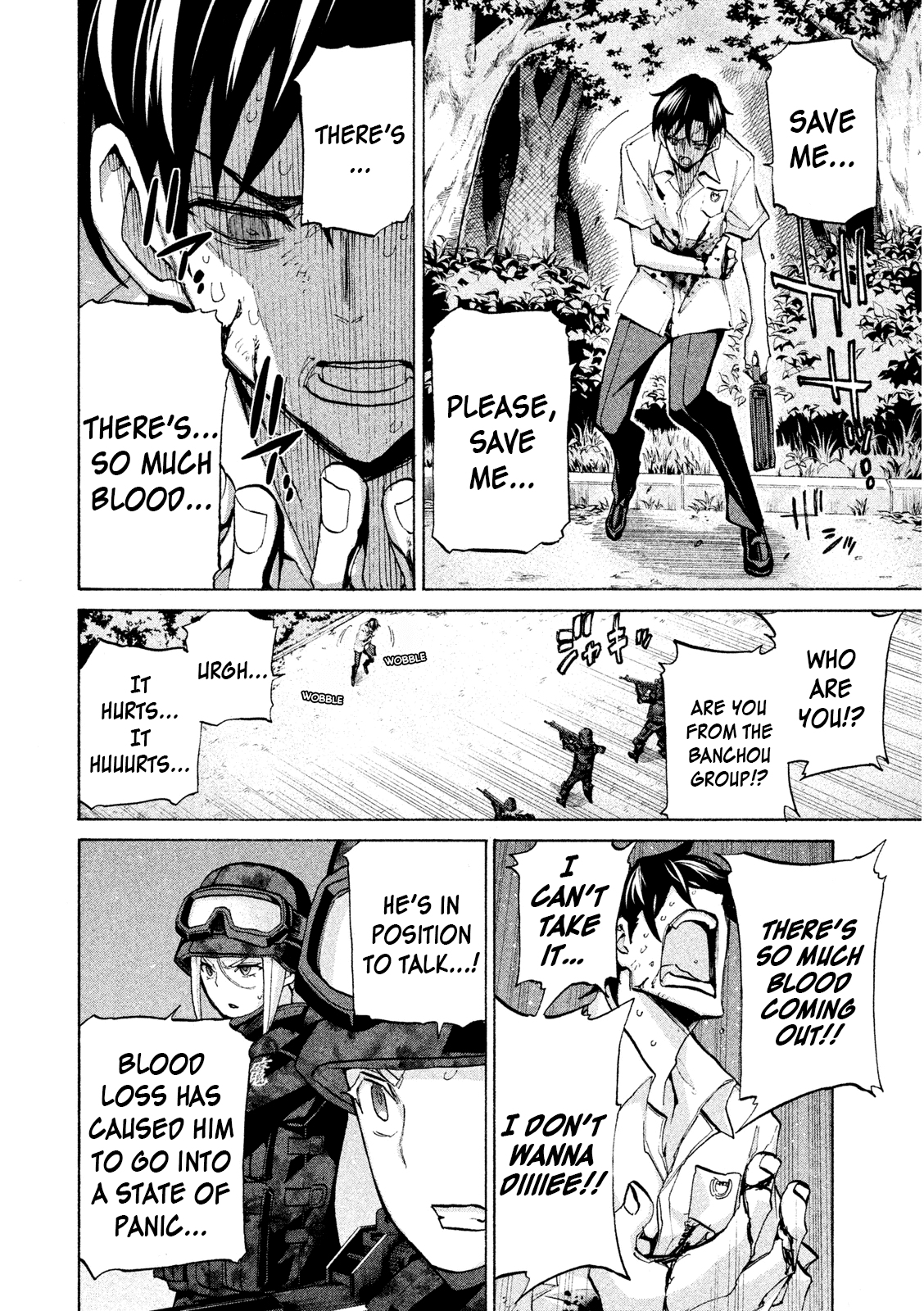 Sentou Hakai Gakuen Dangerosu Chapter 35 page 30 - Chapter 35: A Battle Without Honor or Humanity, Part One
