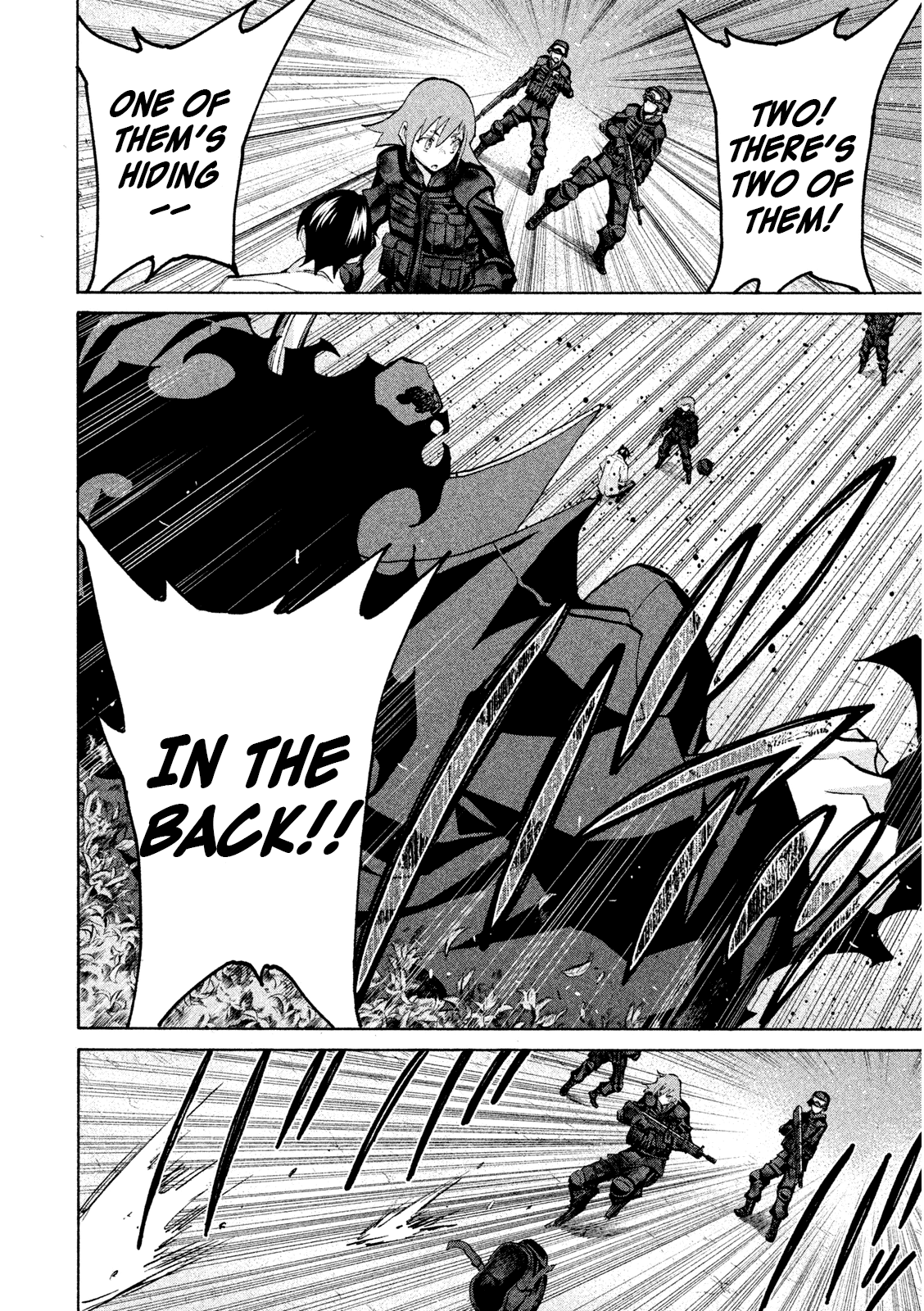 Sentou Hakai Gakuen Dangerosu Chapter 35 page 32 - Chapter 35: A Battle Without Honor or Humanity, Part One