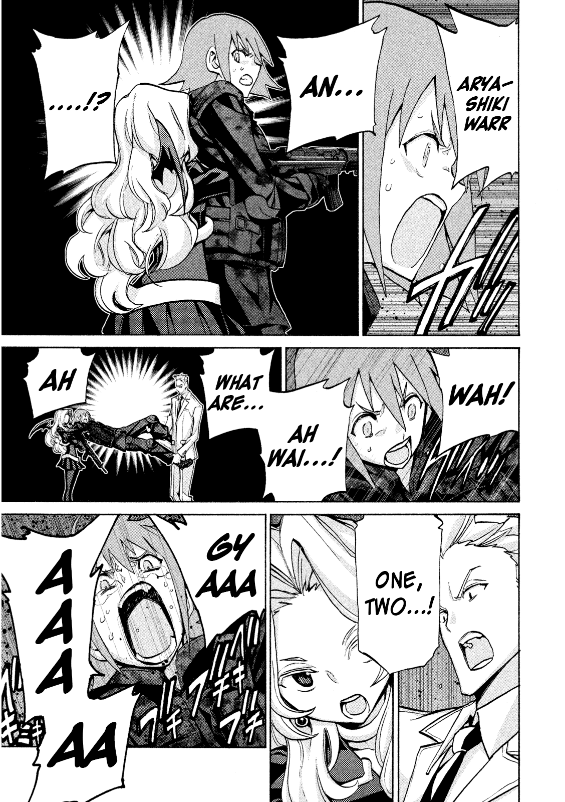Sentou Hakai Gakuen Dangerosu Chapter 35 page 41 - Chapter 35: A Battle Without Honor or Humanity, Part One
