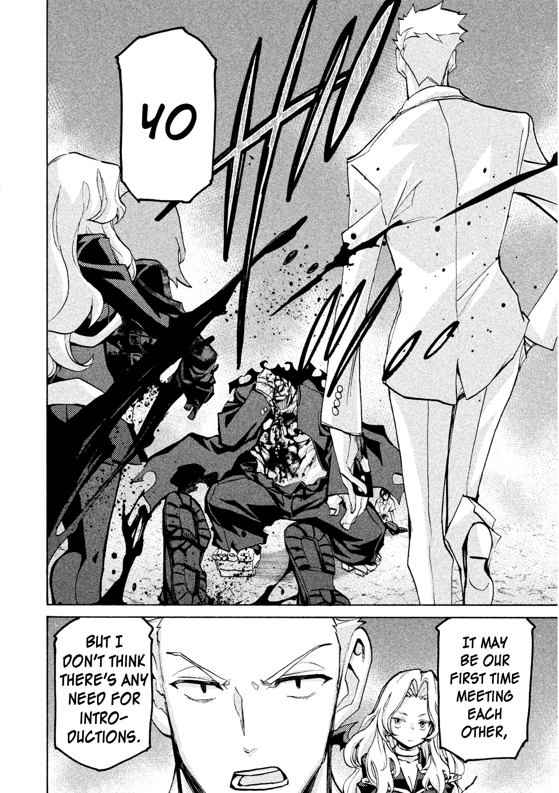 Sentou Hakai Gakuen Dangerosu Chapter 35 page 42 - Chapter 35: A Battle Without Honor or Humanity, Part One