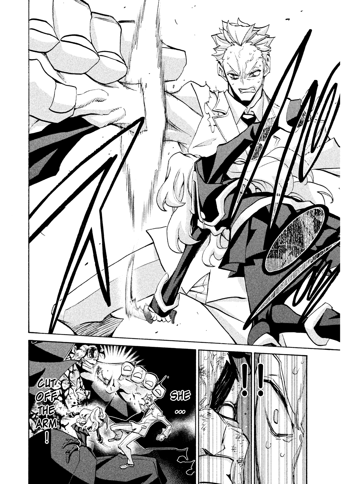 Sentou Hakai Gakuen Dangerosu Chapter 36 page 23 - Chapter 36: A Battle Without Honor or Humanity, Part 2