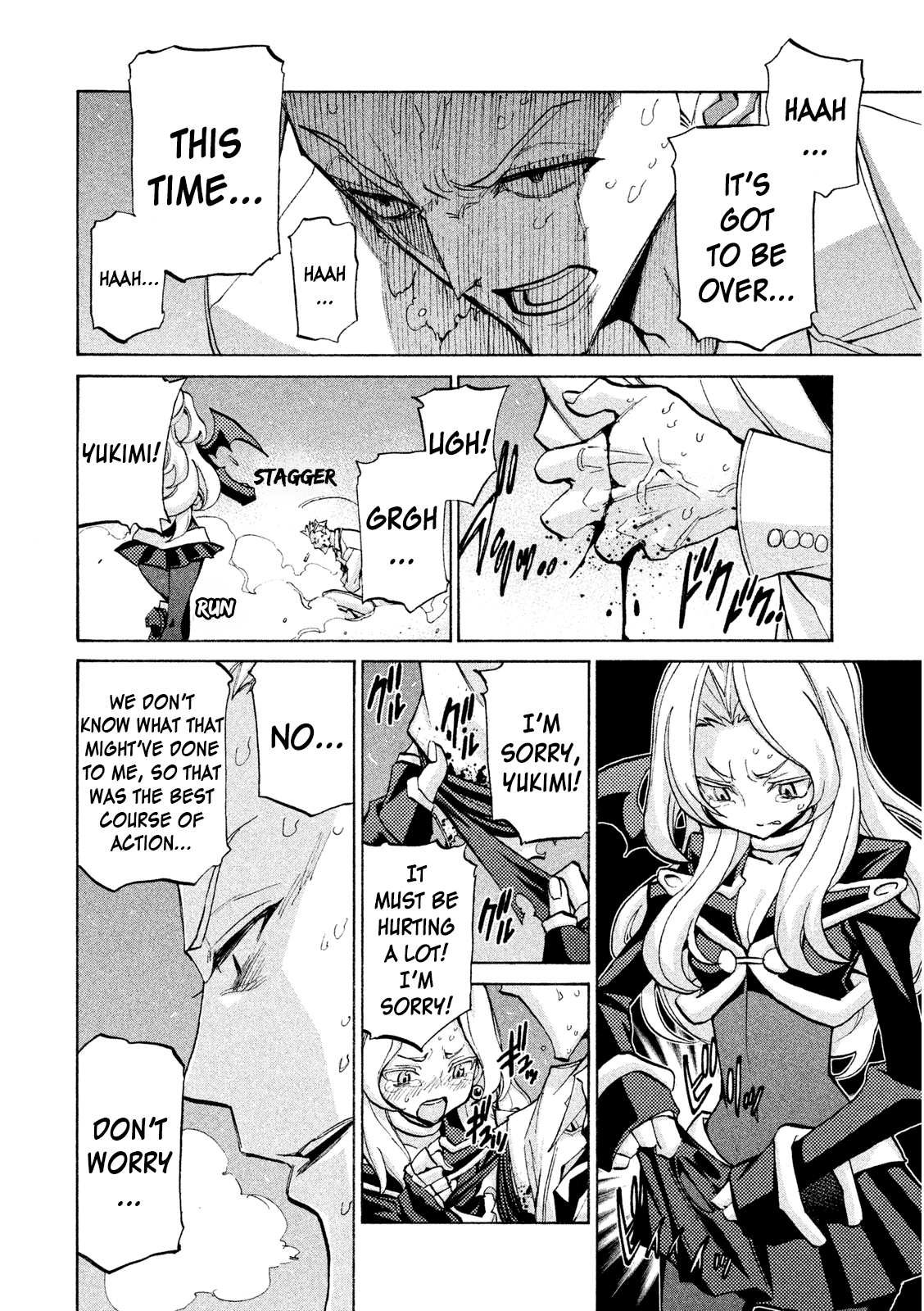 Sentou Hakai Gakuen Dangerosu Chapter 36 page 27 - Chapter 36: A Battle Without Honor or Humanity, Part 2