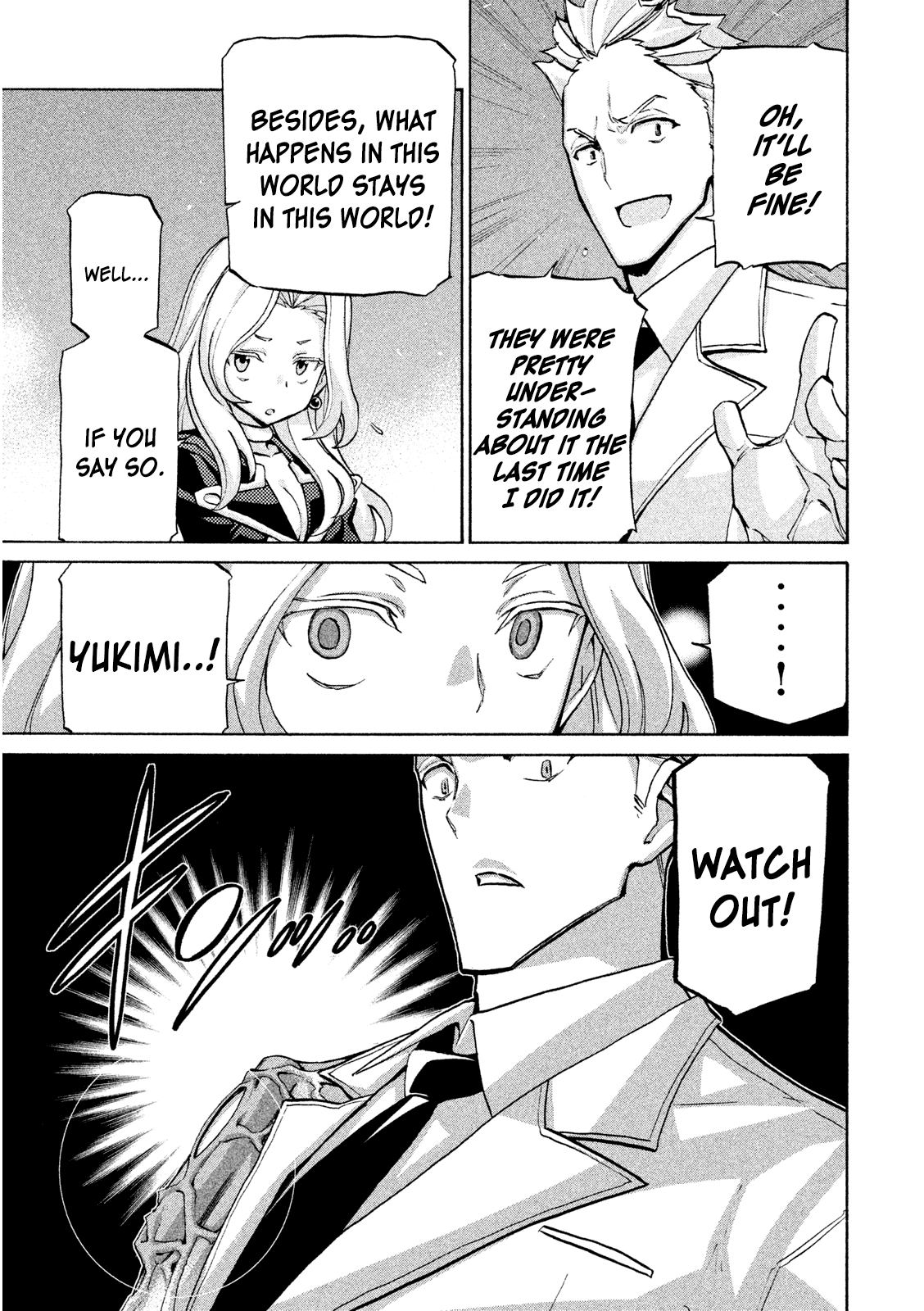 Sentou Hakai Gakuen Dangerosu Chapter 36 page 3 - Chapter 36: A Battle Without Honor or Humanity, Part 2