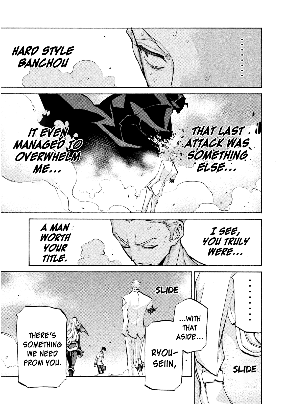 Sentou Hakai Gakuen Dangerosu Chapter 36 page 34 - Chapter 36: A Battle Without Honor or Humanity, Part 2