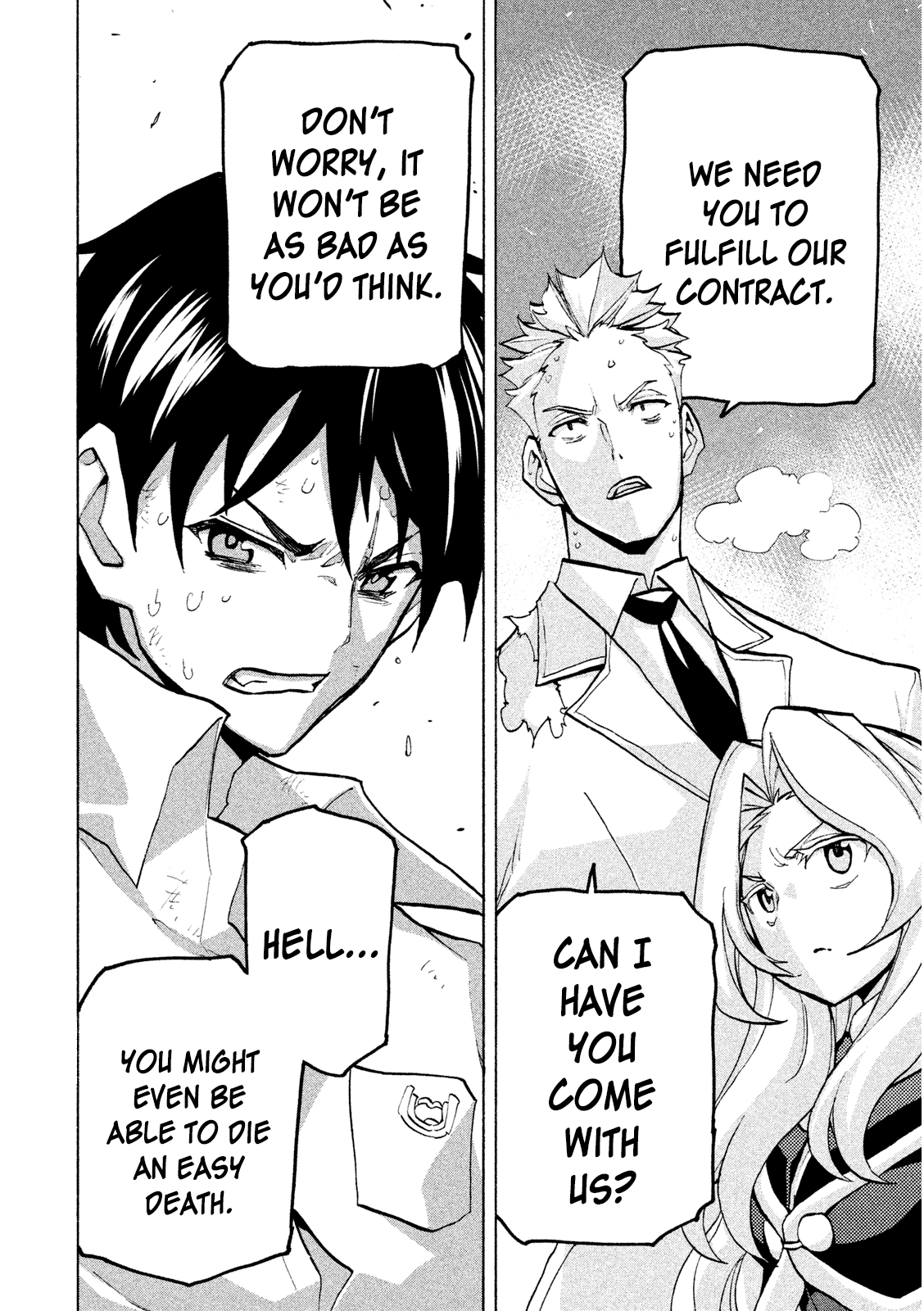 Sentou Hakai Gakuen Dangerosu Chapter 36 page 35 - Chapter 36: A Battle Without Honor or Humanity, Part 2