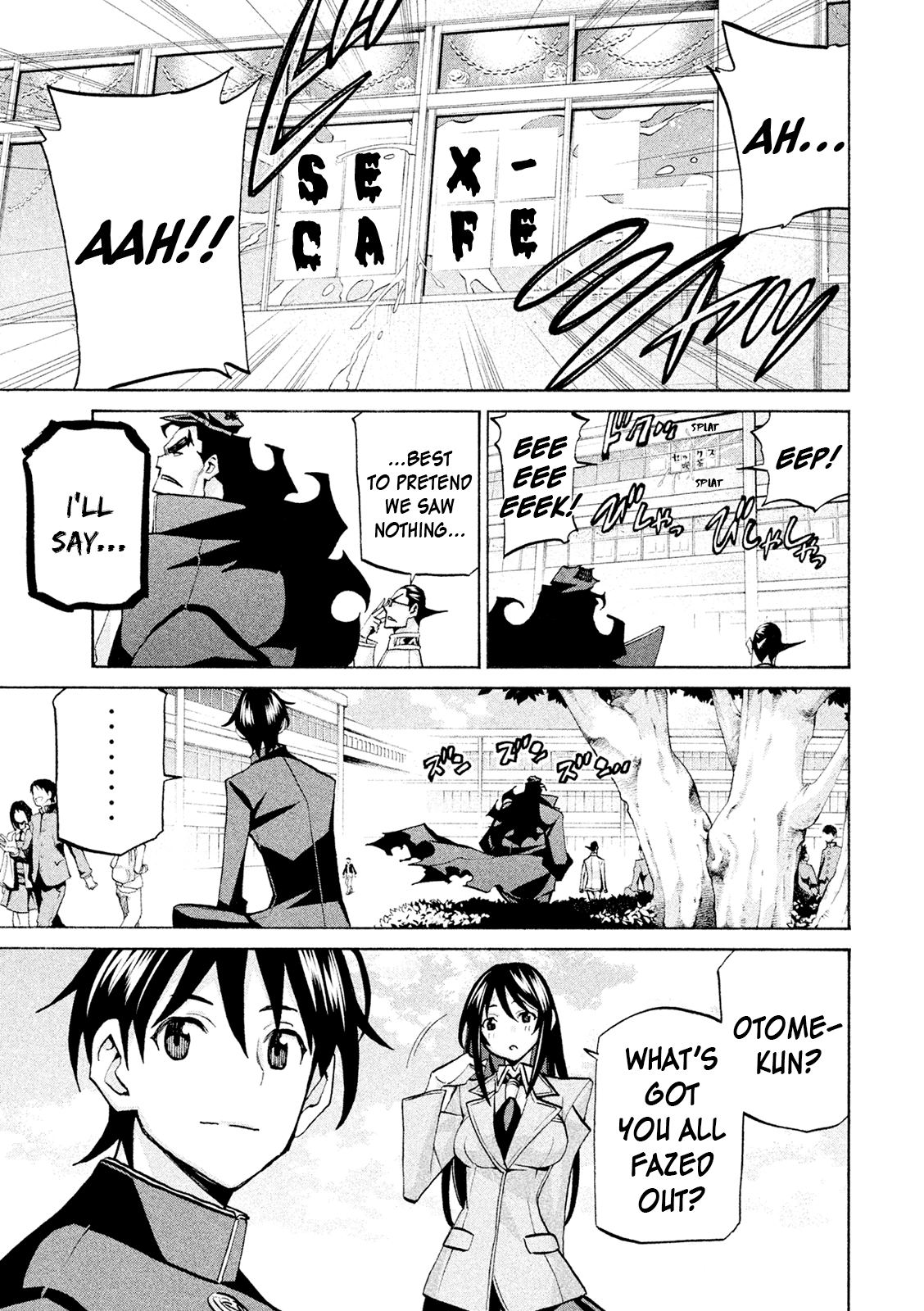 Sentou Hakai Gakuen Dangerosu Chapter 37 page 35 - Chapter 37: Kibousaki School Festival