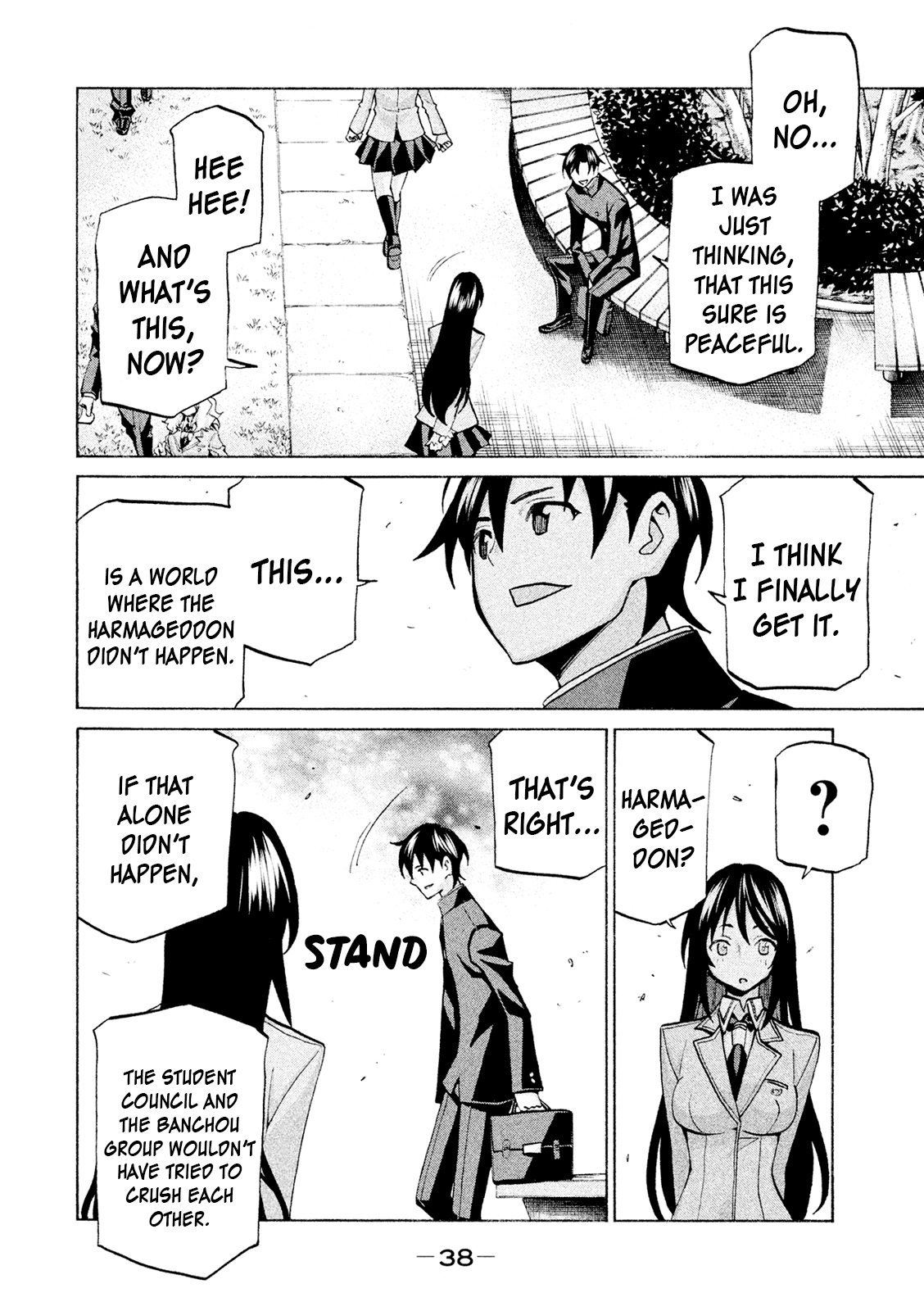 Sentou Hakai Gakuen Dangerosu Chapter 37 page 36 - Chapter 37: Kibousaki School Festival