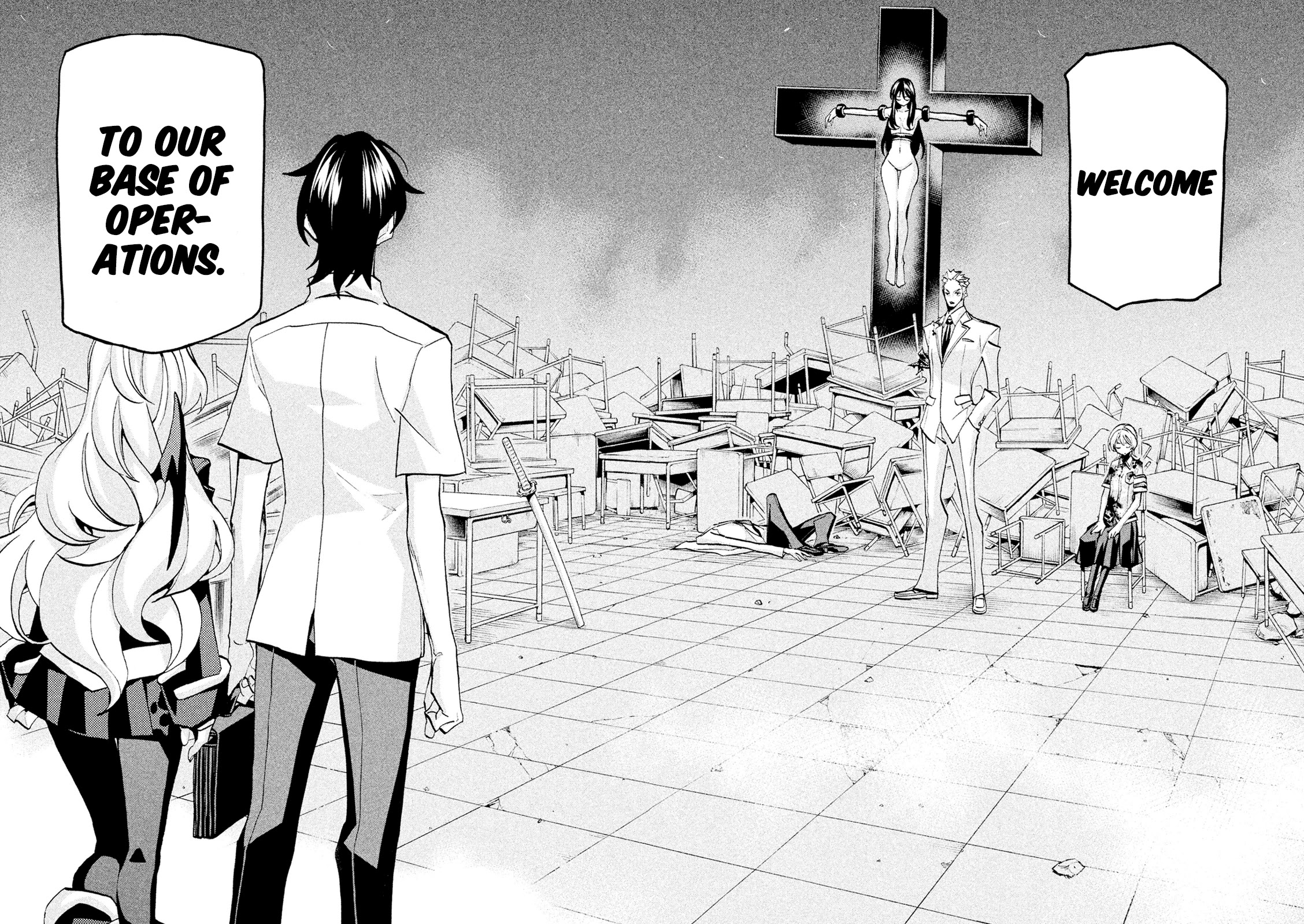 Sentou Hakai Gakuen Dangerosu Chapter 37 page 40 - Chapter 37: Kibousaki School Festival