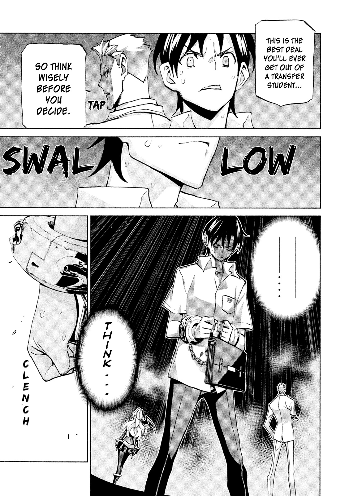 Sentou Hakai Gakuen Dangerosu Chapter 38 page 23 - Chapter 38: Trinity