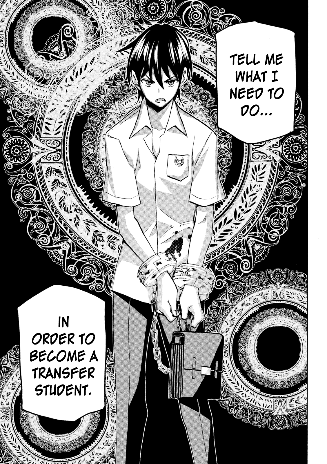 Sentou Hakai Gakuen Dangerosu Chapter 38 page 29 - Chapter 38: Trinity