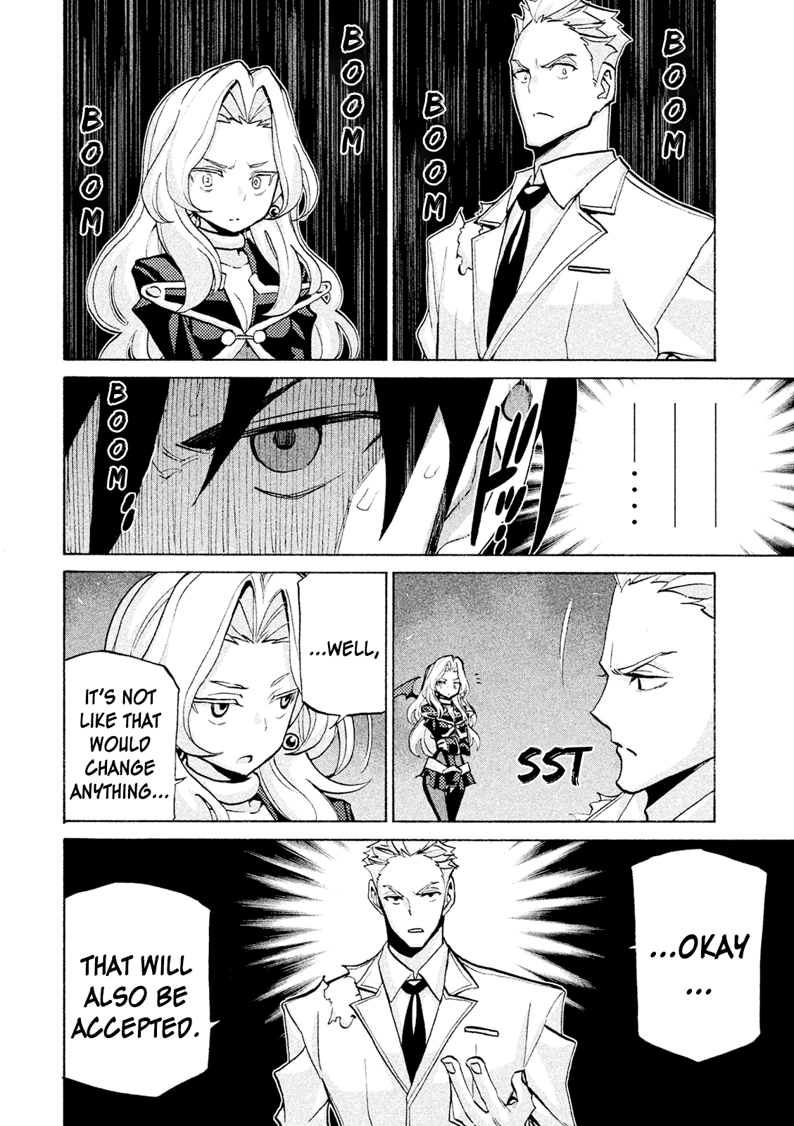 Sentou Hakai Gakuen Dangerosu Chapter 38 page 30 - Chapter 38: Trinity