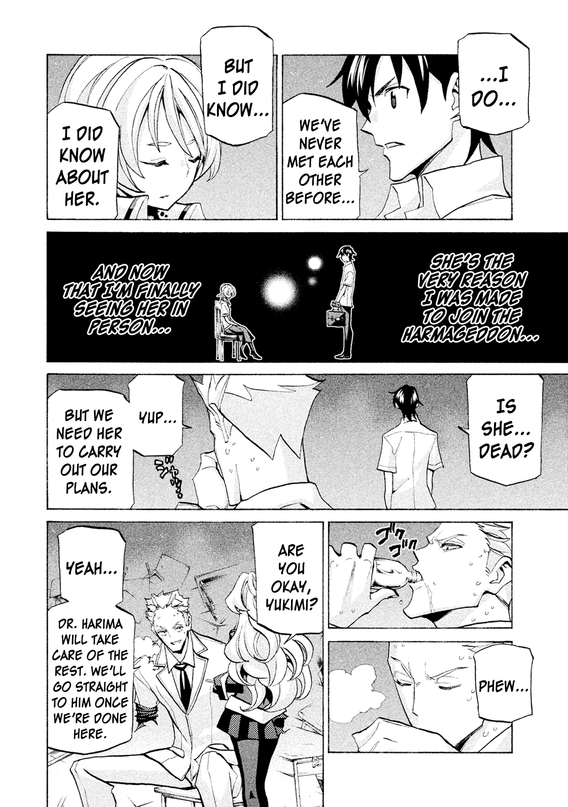 Sentou Hakai Gakuen Dangerosu Chapter 38 page 4 - Chapter 38: Trinity