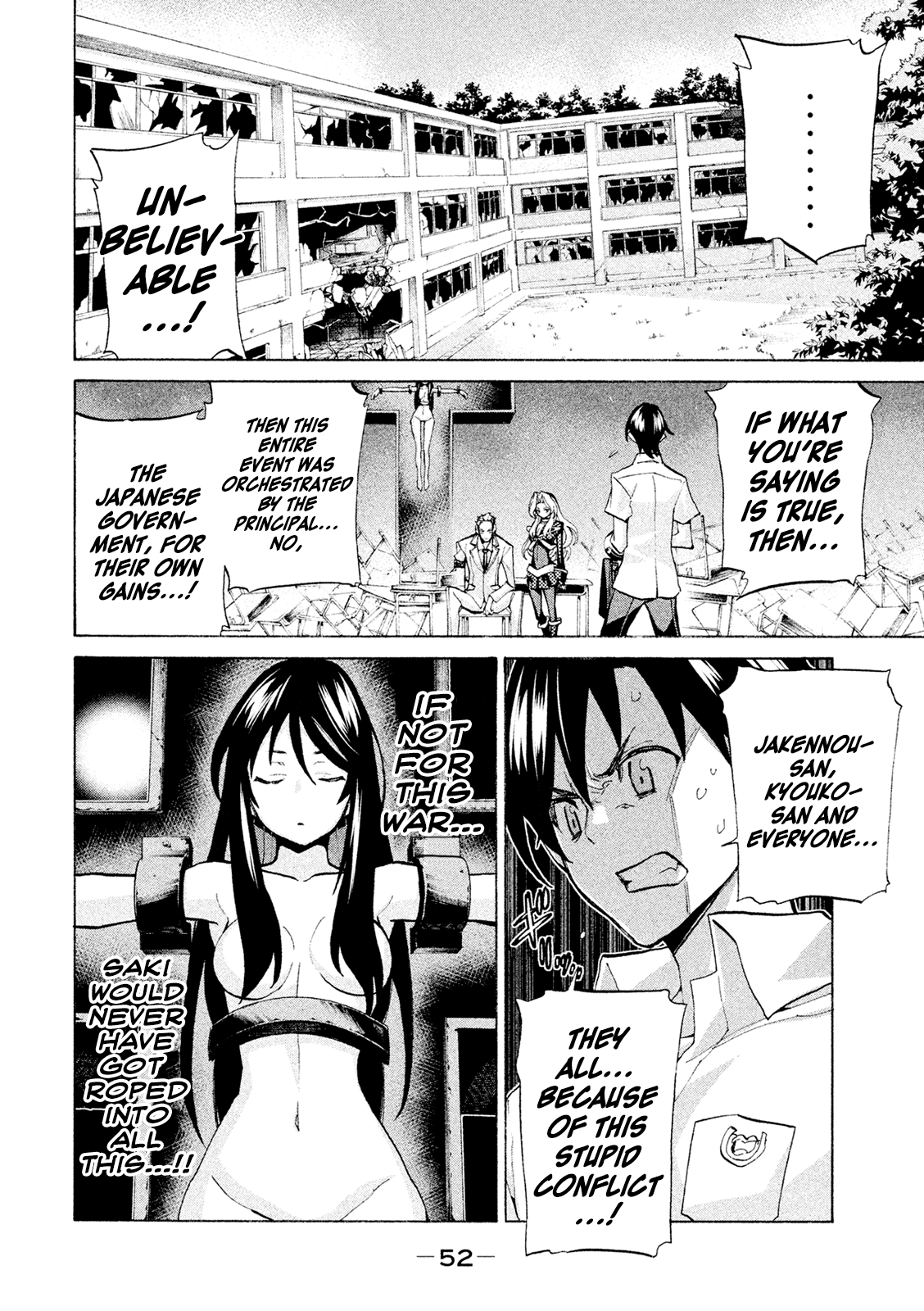 Sentou Hakai Gakuen Dangerosu Chapter 38 page 8 - Chapter 38: Trinity