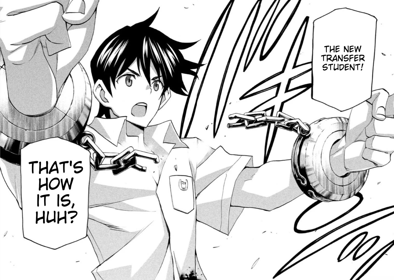 Sentou Hakai Gakuen Dangerosu Chapter 40 page 36 - Chapter 40: Majin Loved By God 2