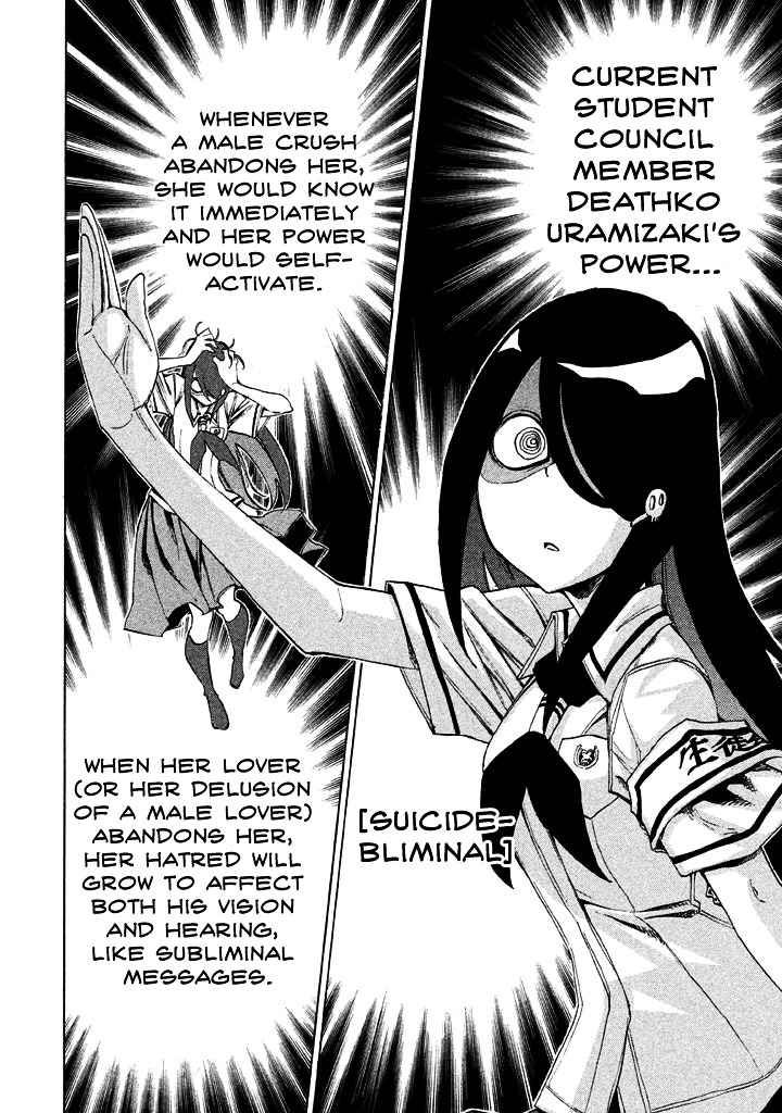 Sentou Hakai Gakuen Dangerosu Chapter 8 page 14 - Chapter 8 : Deathko Uramizaki